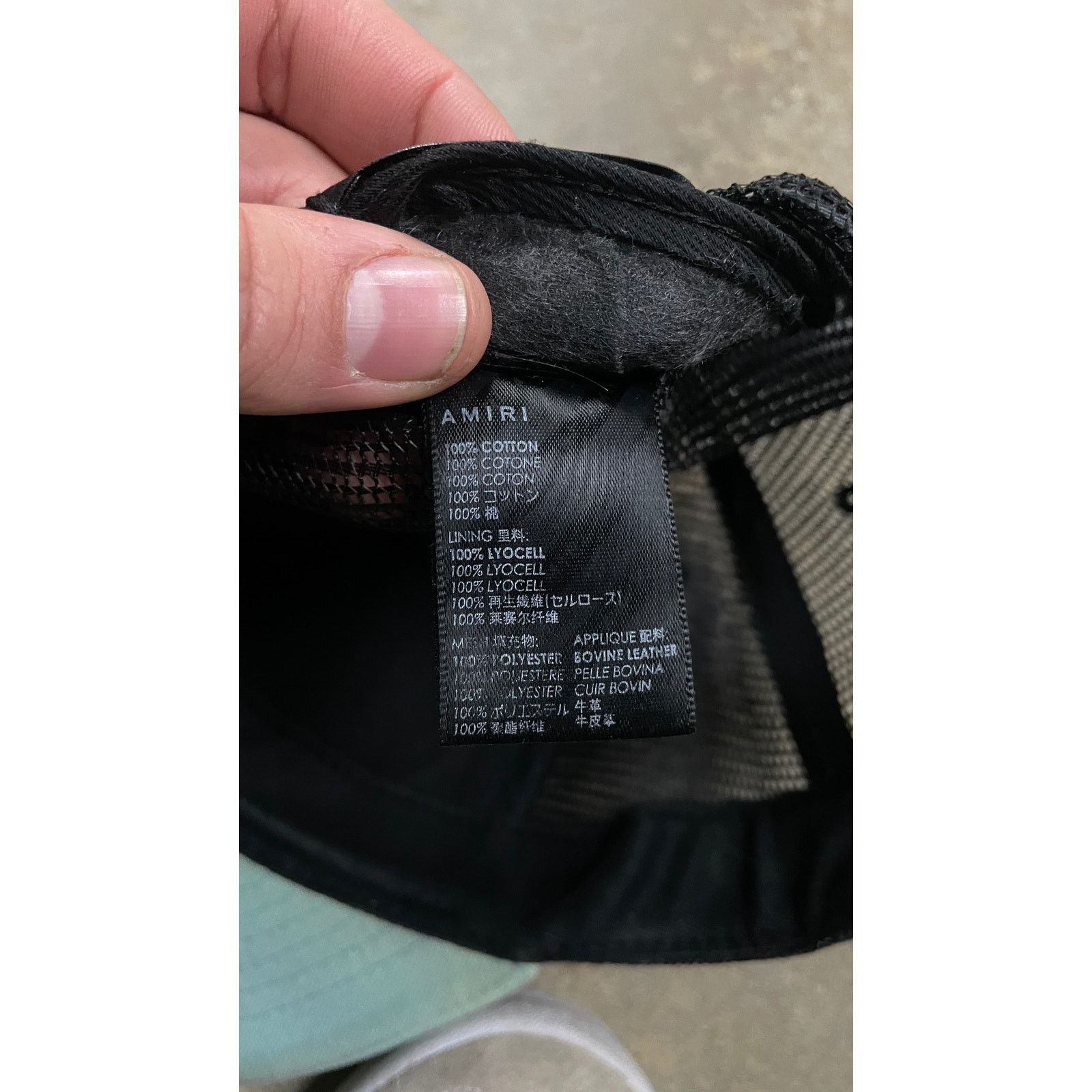 Amiri Amiri Star Cap Black Teal Used OS Size ONE SIZE - 5 Thumbnail