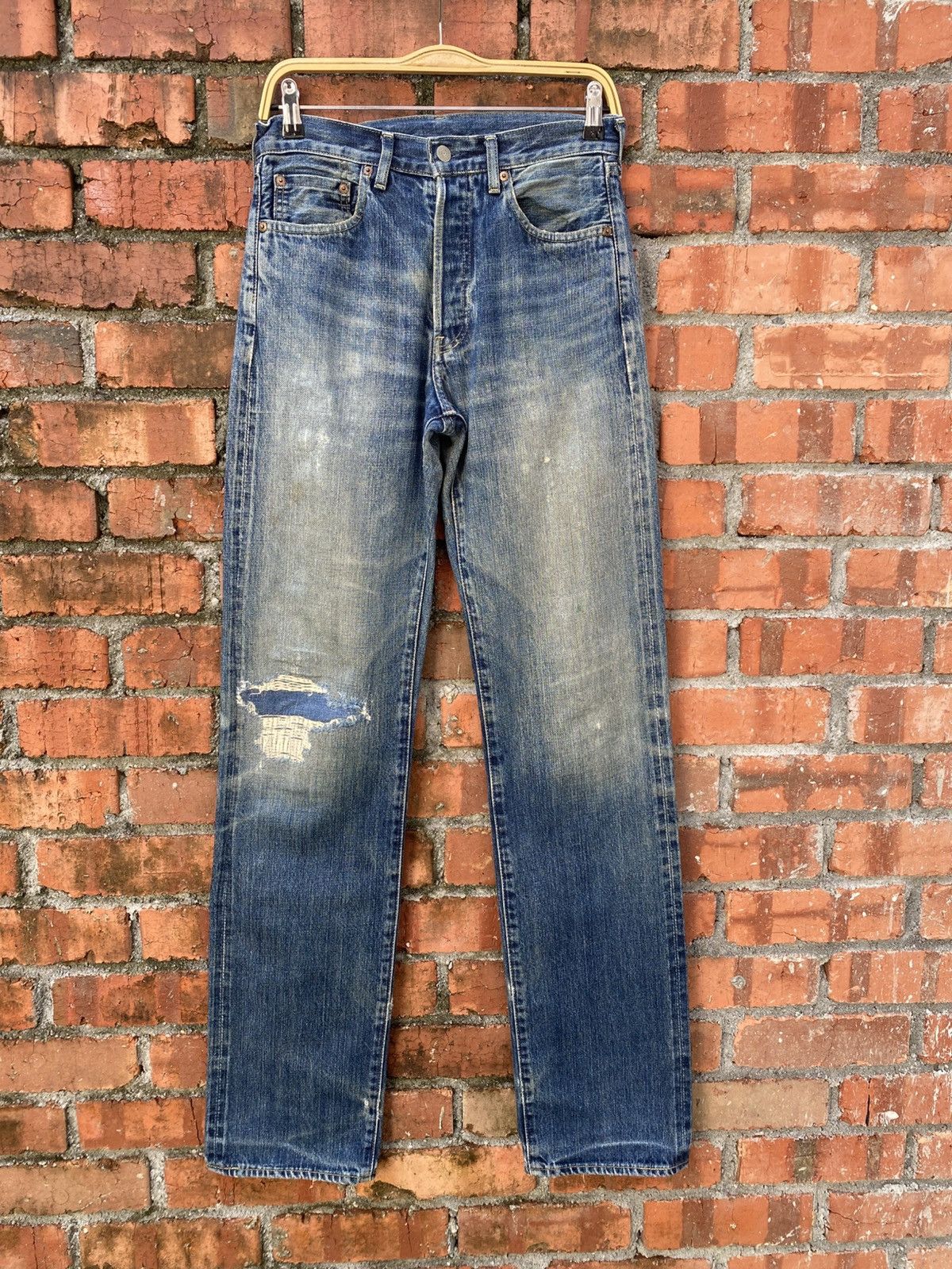 Levi's × Levi's Vintage Clothing × Vintage W29x36 vintage levi's 503B redline big E made in JAPAN Size US 29 - 1 Thumbnail