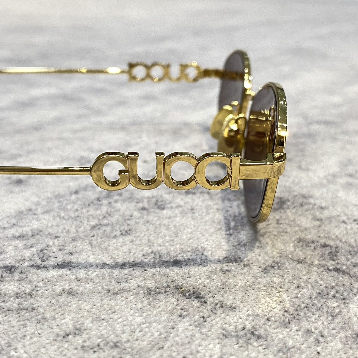 Gucci GUCCI GG1802S 002 GOLD RED Size ONE SIZE - 4 Thumbnail