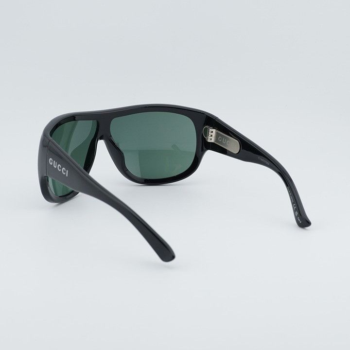 Gucci Gucci GG2168S 007 Sunglasses Shiny Black Shield Frame Size ONE SIZE - 9 Thumbnail