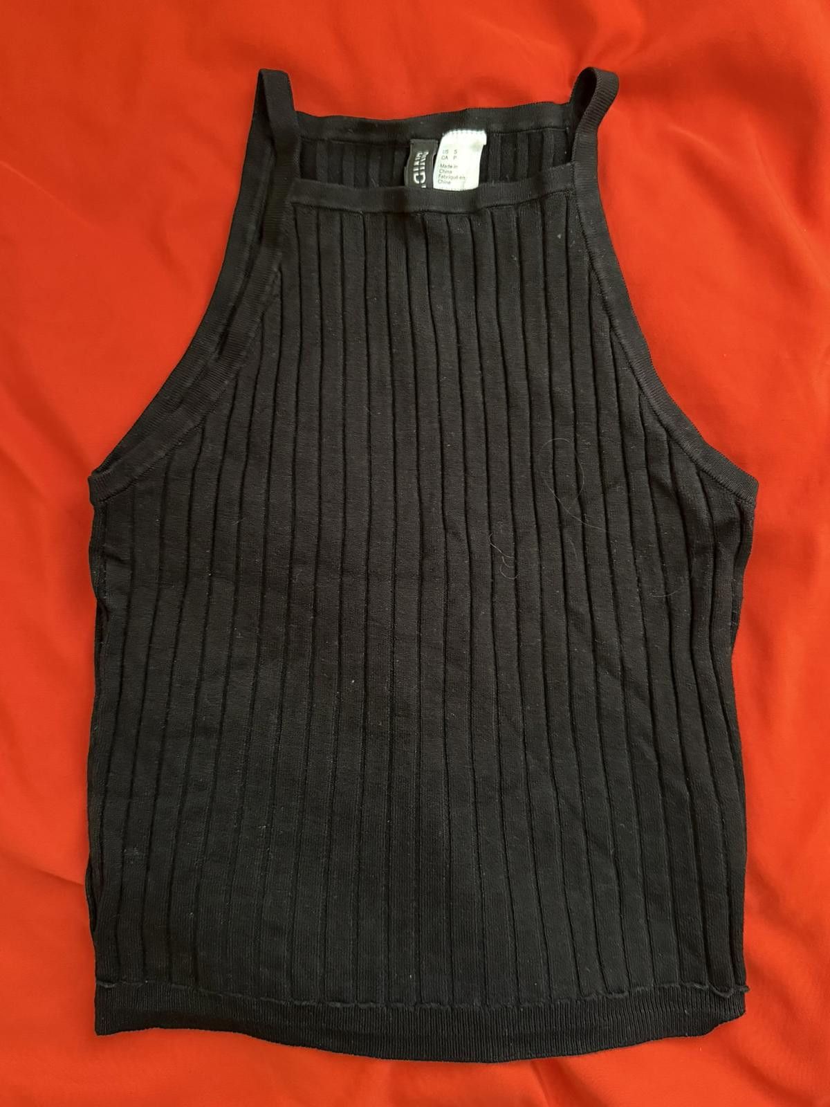 Other H&M DIVIDED Knit Tank Top in Black (SMALL) Size S / US 4 / IT 40 - 1 Thumbnail