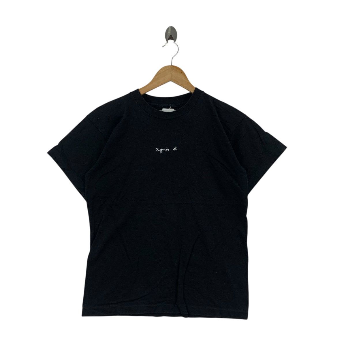 agnes b. Vintage AGNES B. PARIS Made In France Logo Tee Shirt Top Size M / US 6-8 / IT 42-44 - 3 Thumbnail