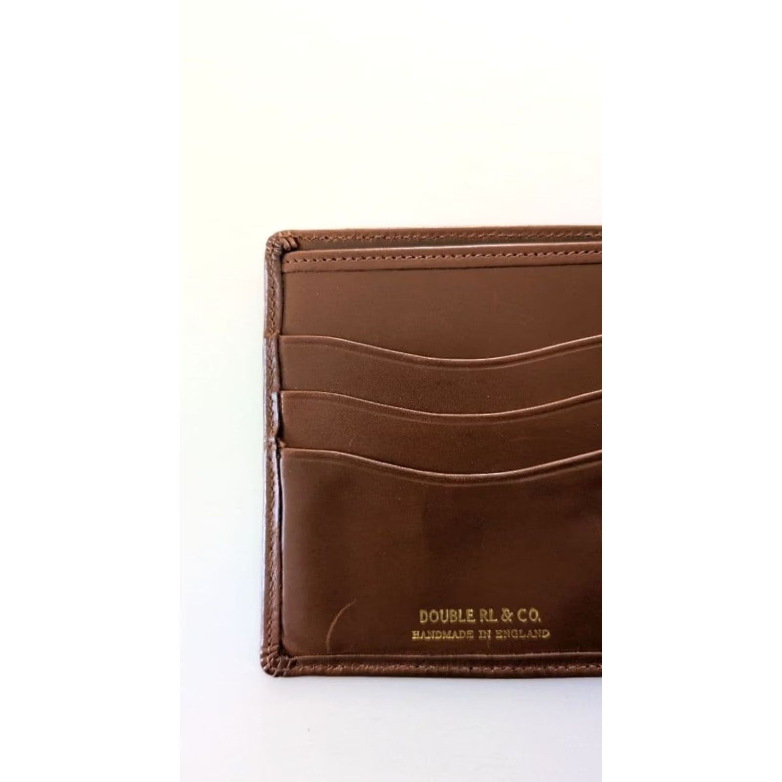 Ralph Lauren RRL RALPH LAUREN LEATHER BIFOLD WALLET MEN Brown Vintage Style Used Size ONE SIZE - 5 Thumbnail