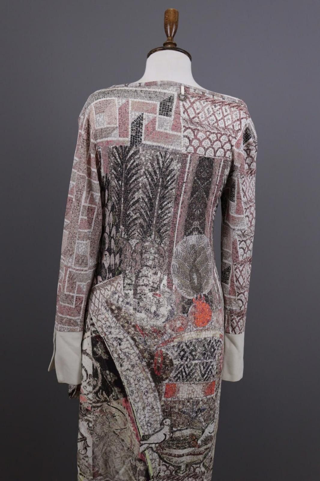 Designer Save The Queen Multicolor Aztec Knit Sweater Dress Size M Size M / US 6-8 / IT 42-44 - 8 Thumbnail