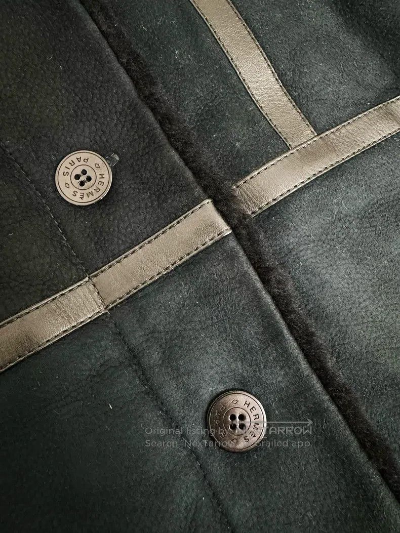 Hermes Hermes Fur and Leather Integrated Jacket Size XS / US 0-2 / IT 36-38 - 3 Thumbnail