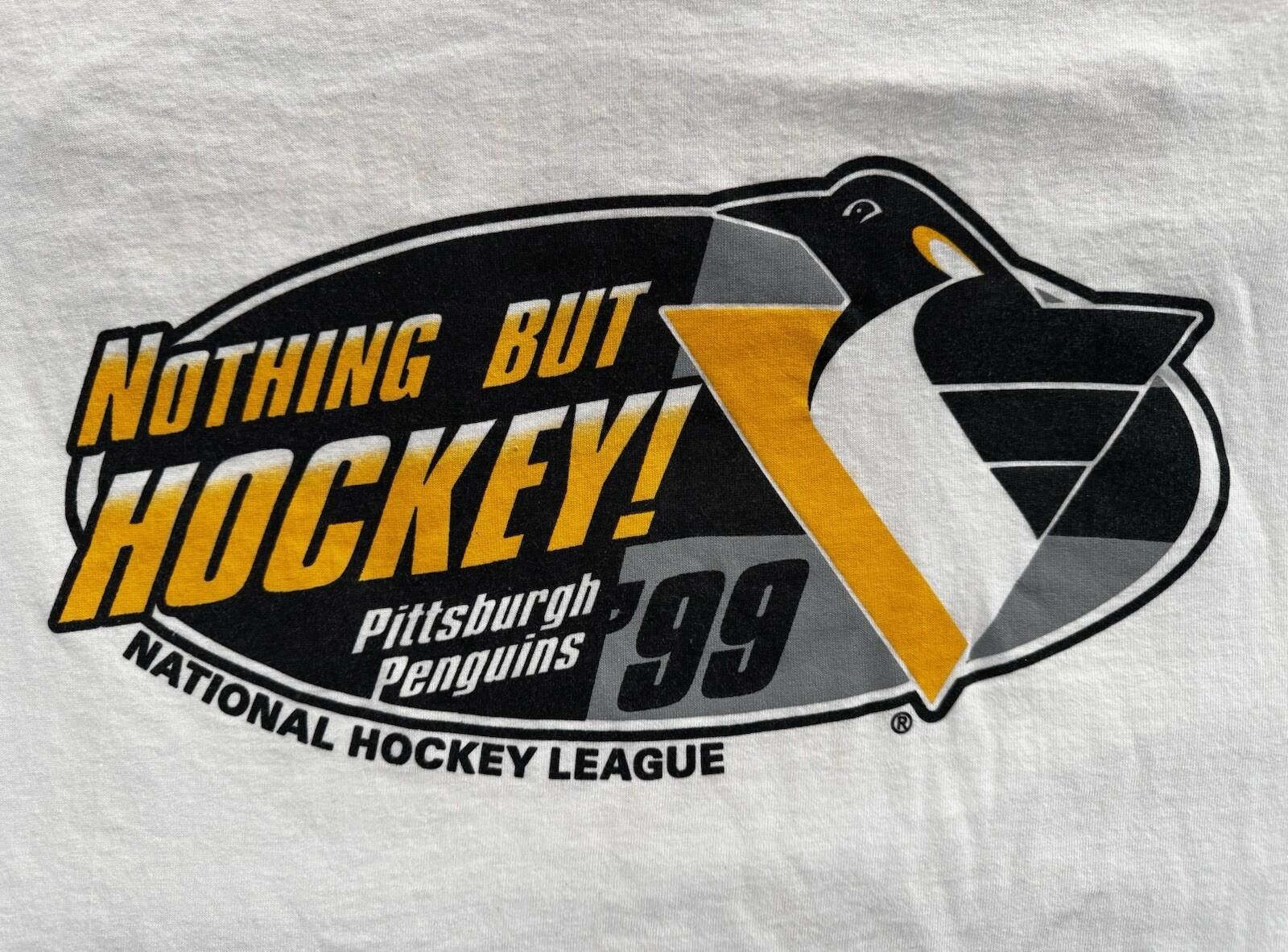 Vintage Vintage 90 1999 Pittsburgh Penguins NHL Hockey Single Stitch Size ONE SIZE - 2 Thumbnail