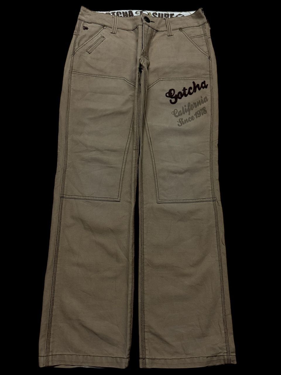 Gotcha RARE 90’s Gotcha Surf Double Knee Duck Logo Workwear Style Size US 32 / EU 48 - 2 Thumbnail