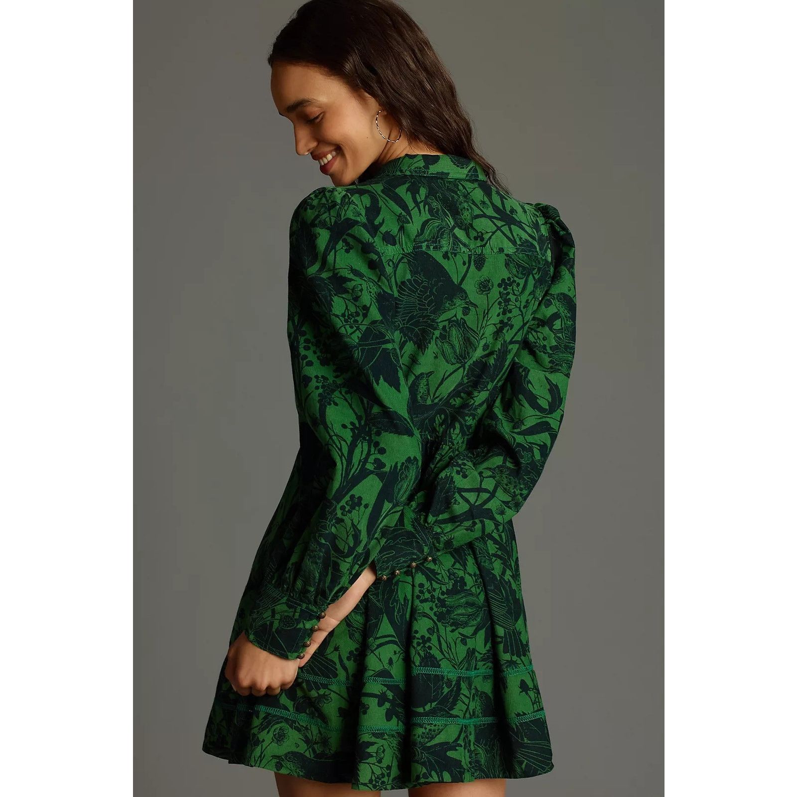 pilcro green dress Buxom Couture Women's Floral Voluminous Maxi Dress main image 1