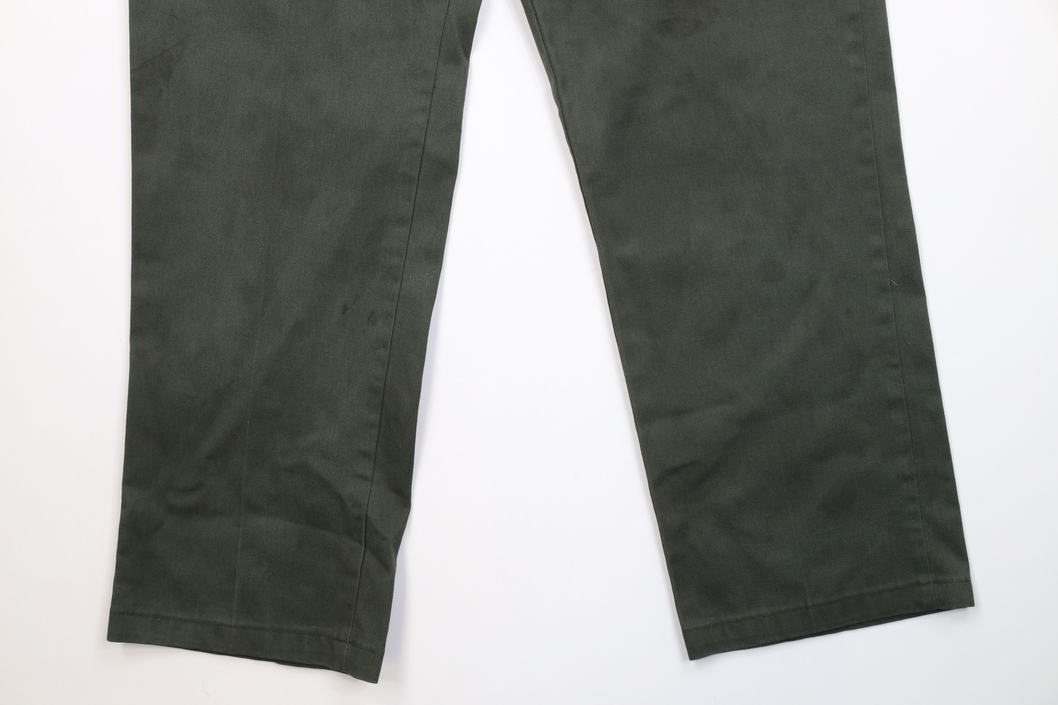 Dickies Vintage Y2K Dickies Wide Leg Dungaree Pants Workwear Green Size US 38 / EU 54 - 4 Thumbnail