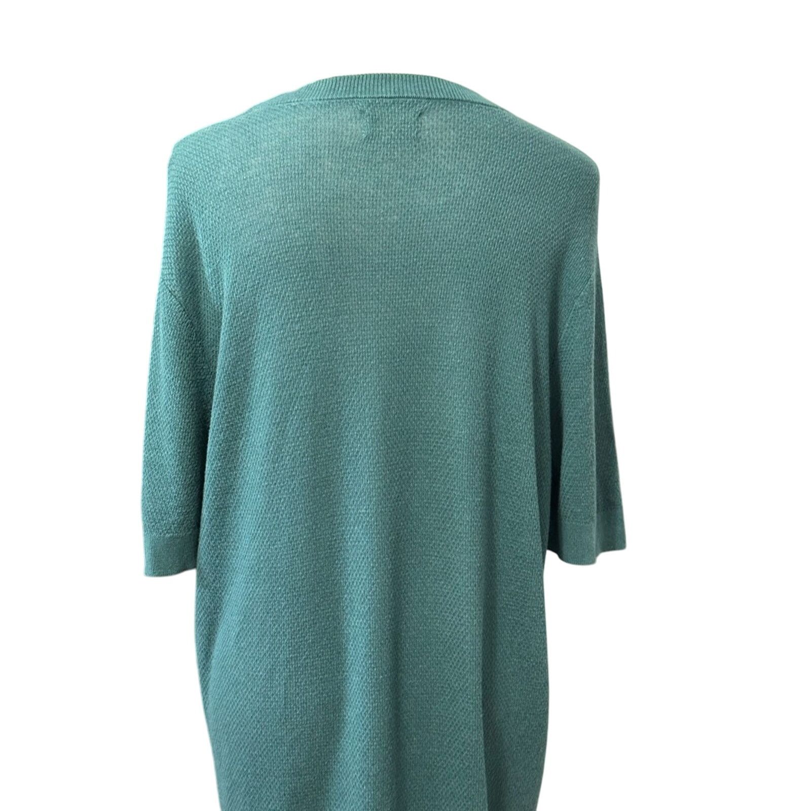 Other Open Edit Pullover Sweater Crew Neck Relaxed Fit Teal L NWOT Size L / US 10 / IT 46 - 5 Thumbnail