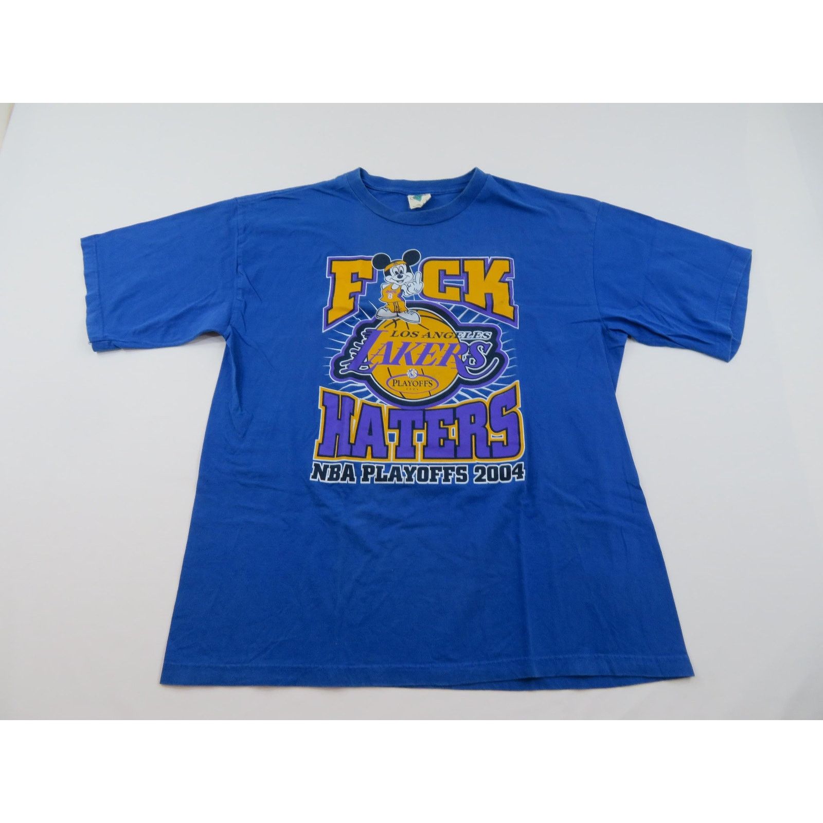 Other 2004 Lakers Haters T-Shirt – Mickey Mouse Graphic, Sz 2XL Size US XXL / EU 58 / 5 - 1 Thumbnail
