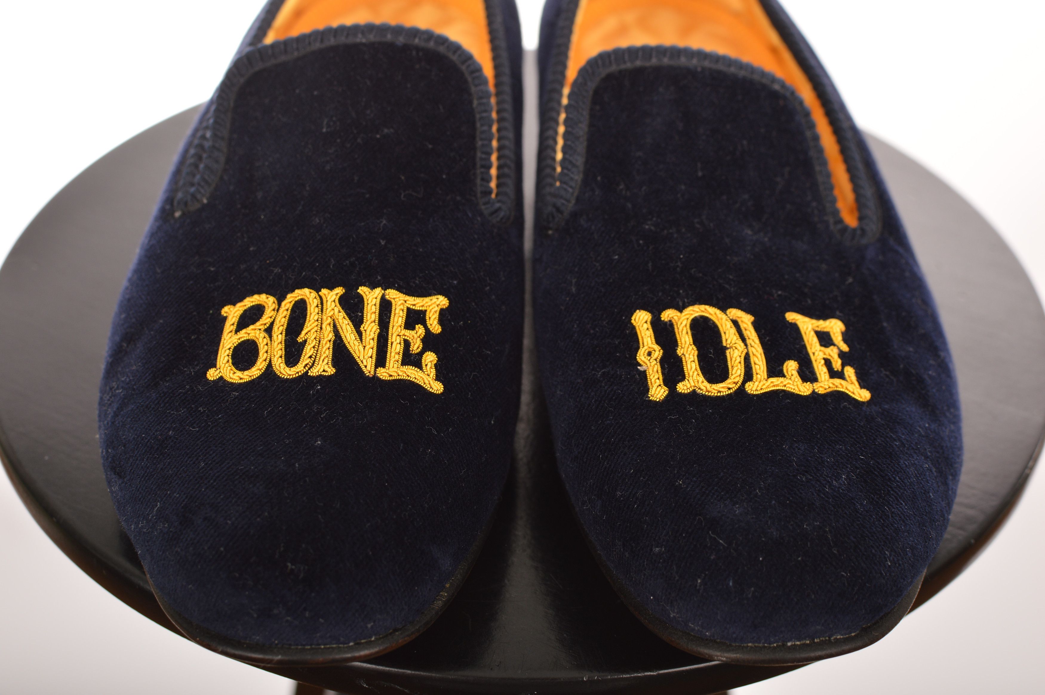 New & Lingwood New & Lingwood Navy Loafers Shoes Bone Idle Size US 9 / EU 42 - 3 Thumbnail