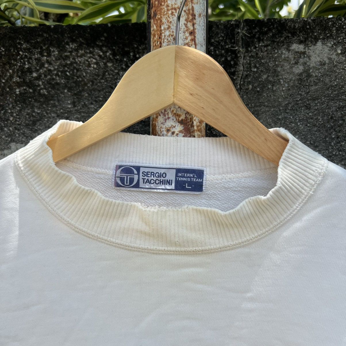 Sergio Tacchini “VINTAGE” DISTRESS SERGIO TACCHINI CREWNECK Size US L / EU 52-54 / 3 - 3 Thumbnail