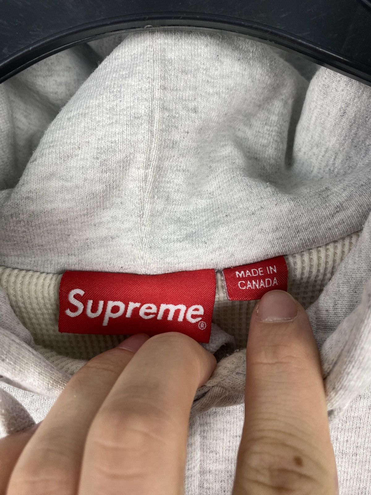 Other Men’s Supreme Arc Logo Thermal Hoodie Size Medium Size US M / EU 48-50 / 2 - 12 Thumbnail
