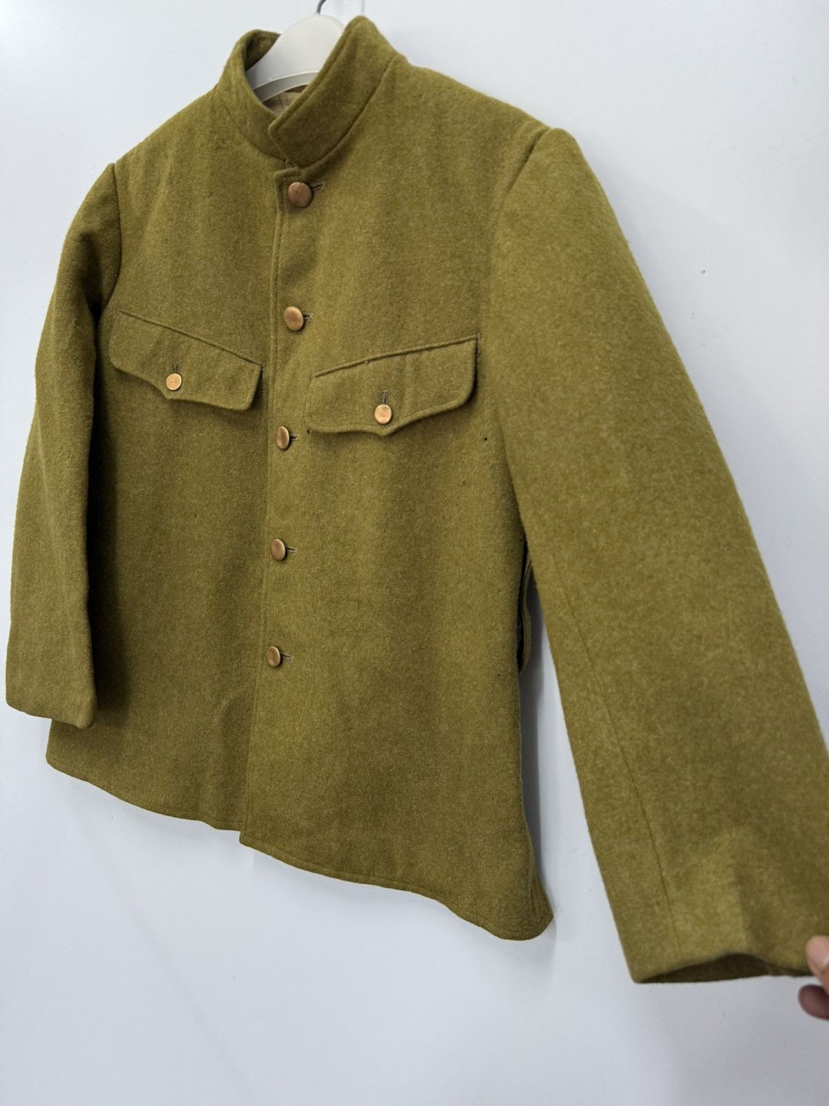 Vintage 🔥 Vtg 50's WW2 Officer Military Coat Heavy Jacket Size US S / EU 44-46 / 1 - 2 Thumbnail