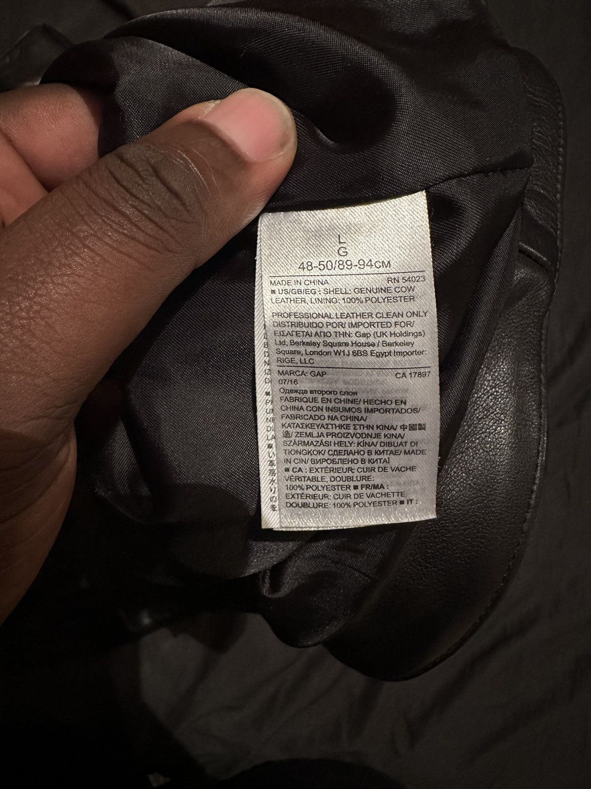 gap x john elliott leather jacket