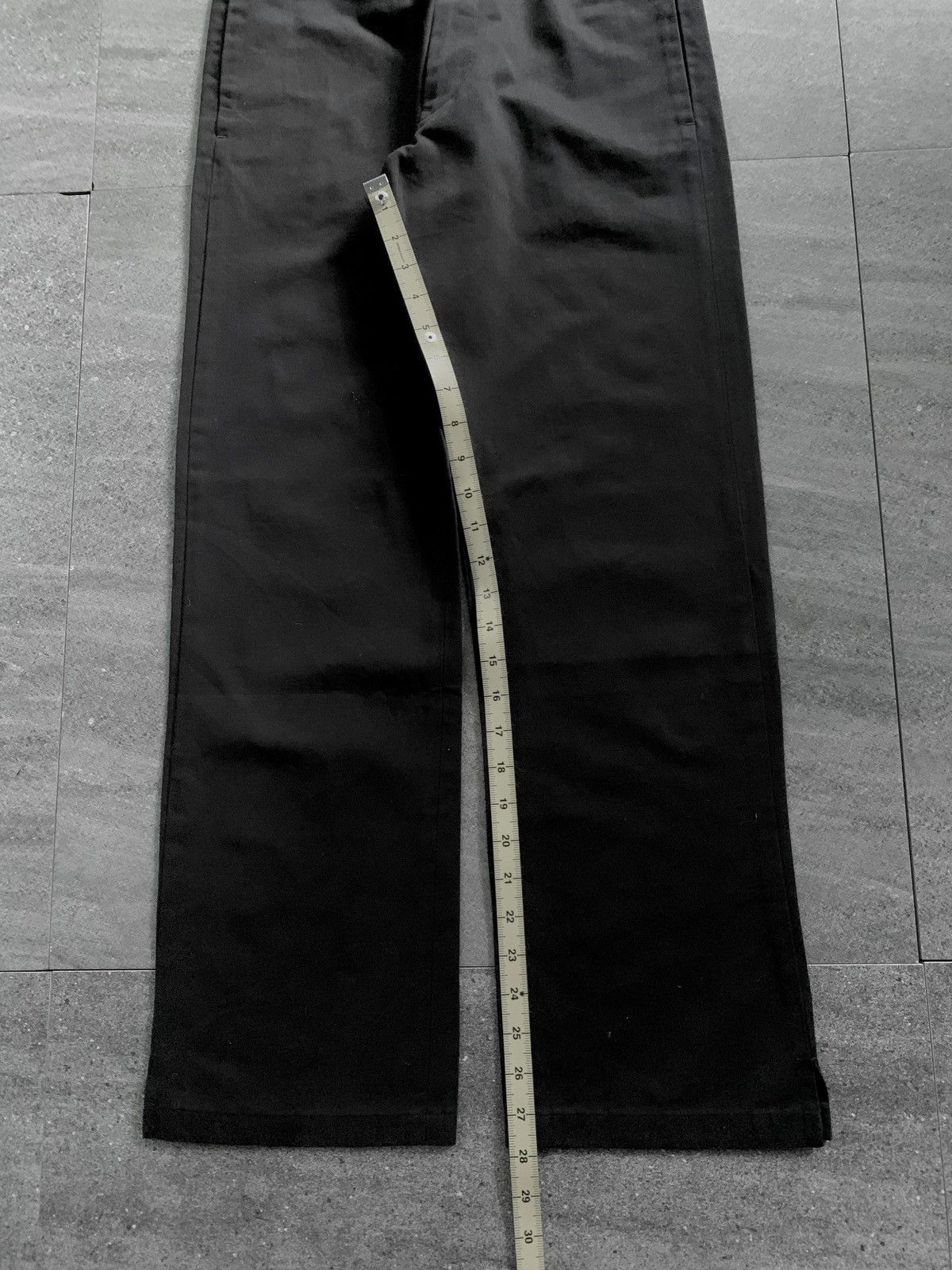 Yohji Yamamoto FREE TAX! Ys Split Hemmed Trousers Size US 29 - 14 Thumbnail