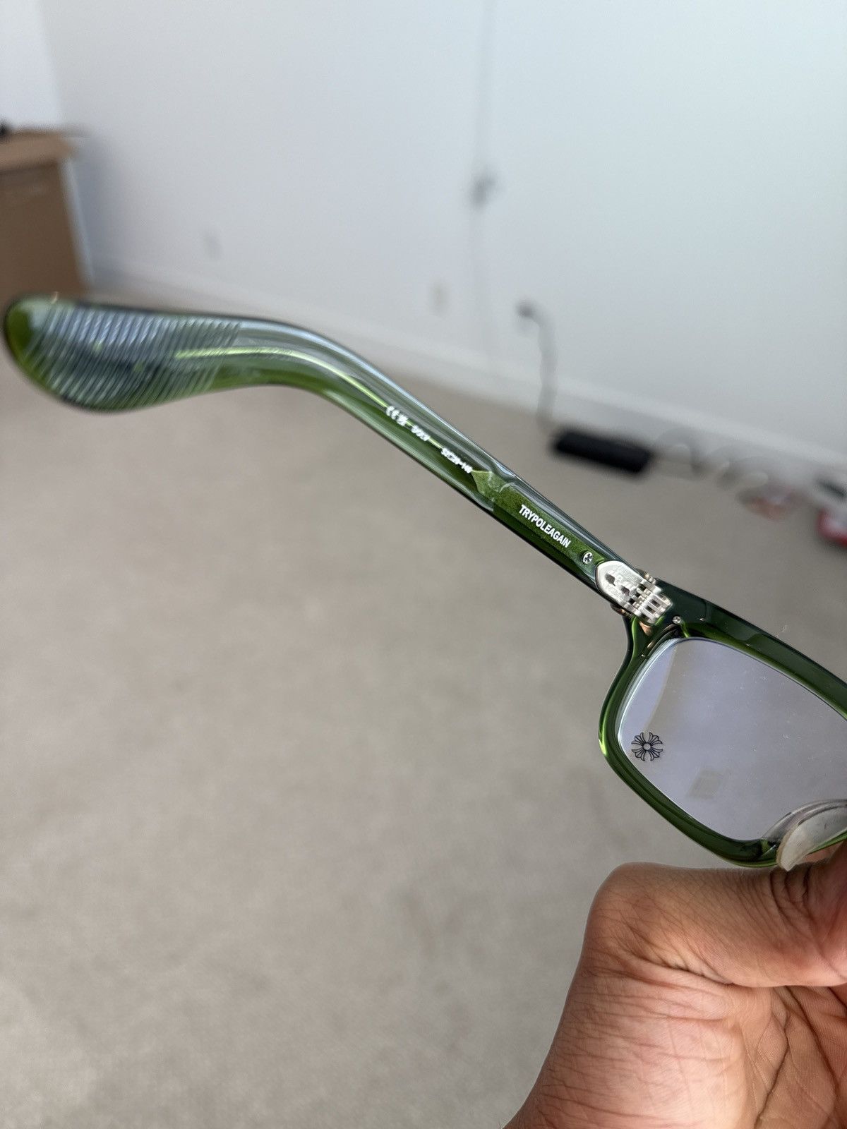 Chrome Hearts Chrome Hearts Glasses - Trypoleagain Size ONE SIZE - 9 Thumbnail