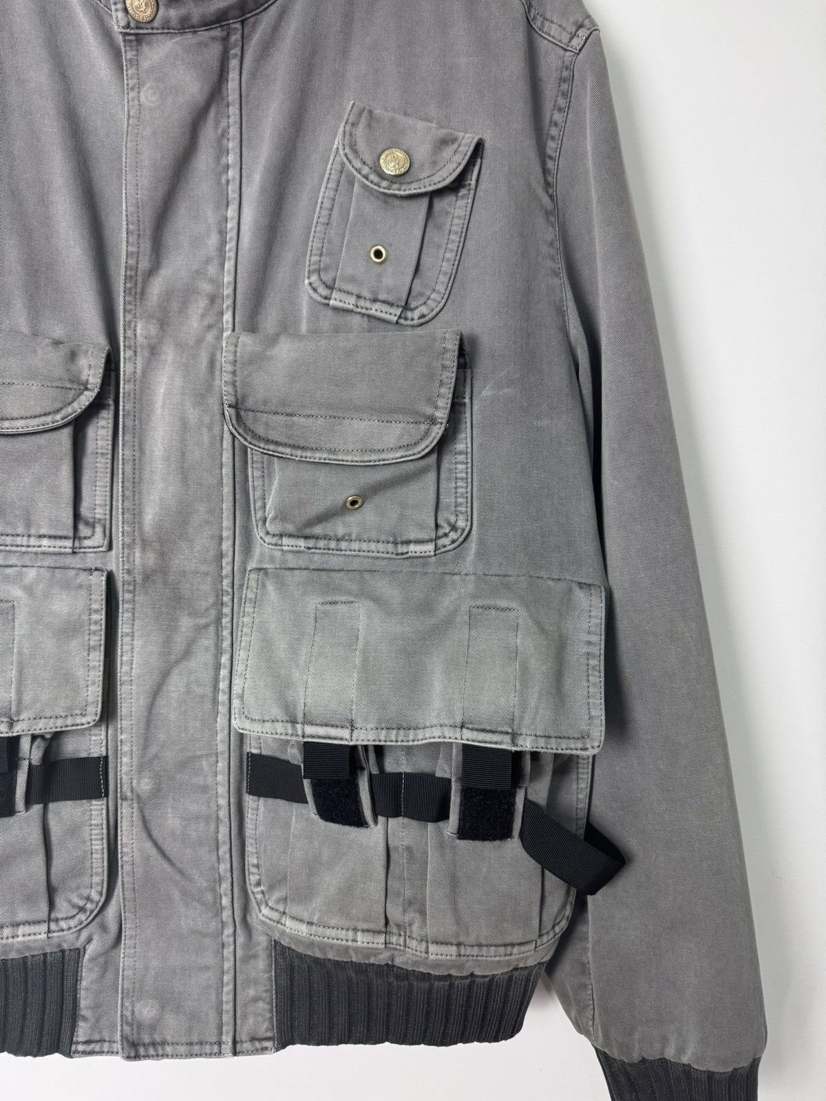 Dolce & Gabbana AW2003 Dolce & Gabbana Faded Bondage Utility Cargo Jacket Size US L / EU 52-54 / 3 - 8 Thumbnail