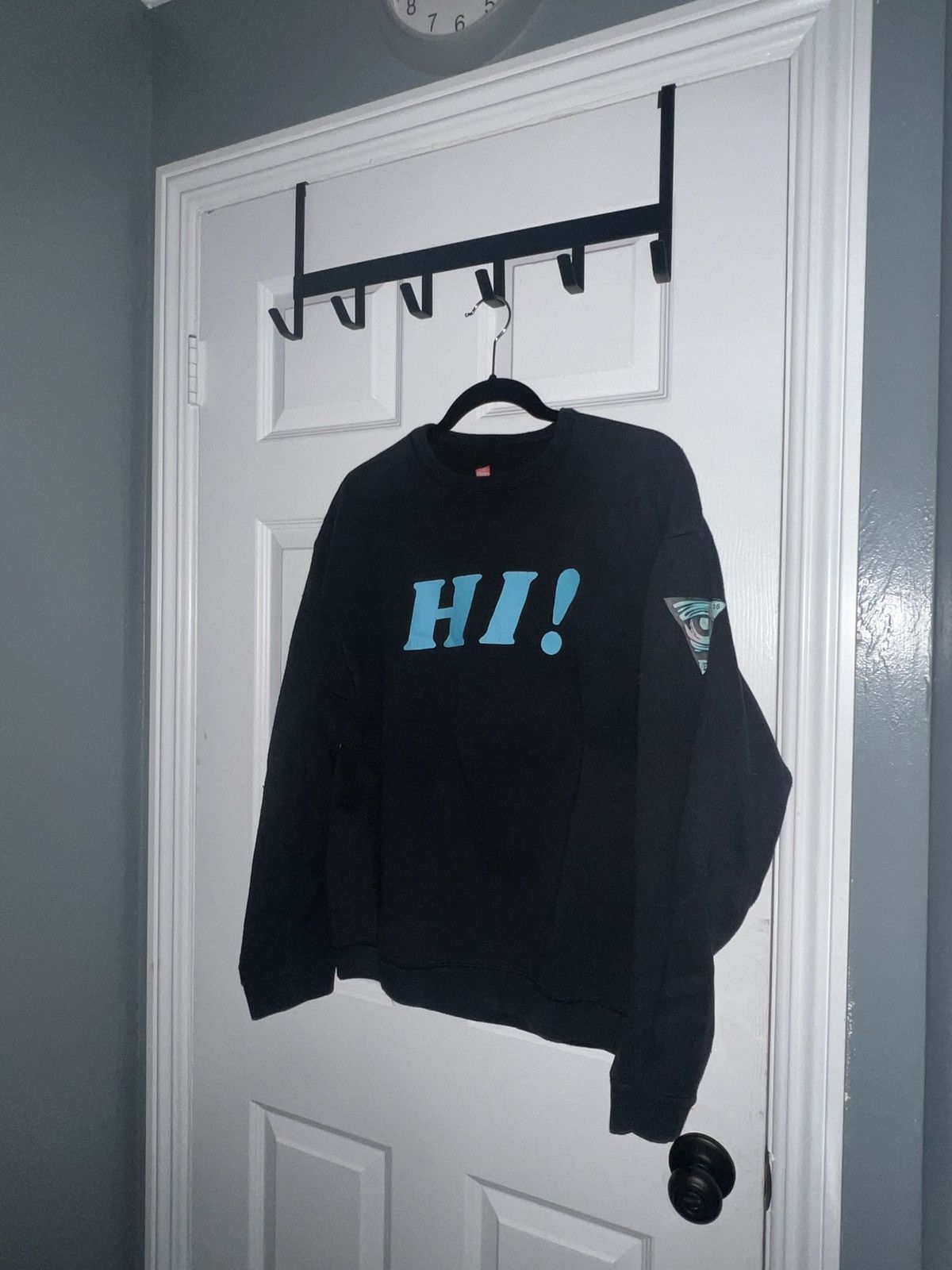 Japanese Brand × Vintage Pemula Pockets Mr. Meeseeks Navy Crewneck Size US M / EU 48-50 / 2 - 1 Thumbnail
