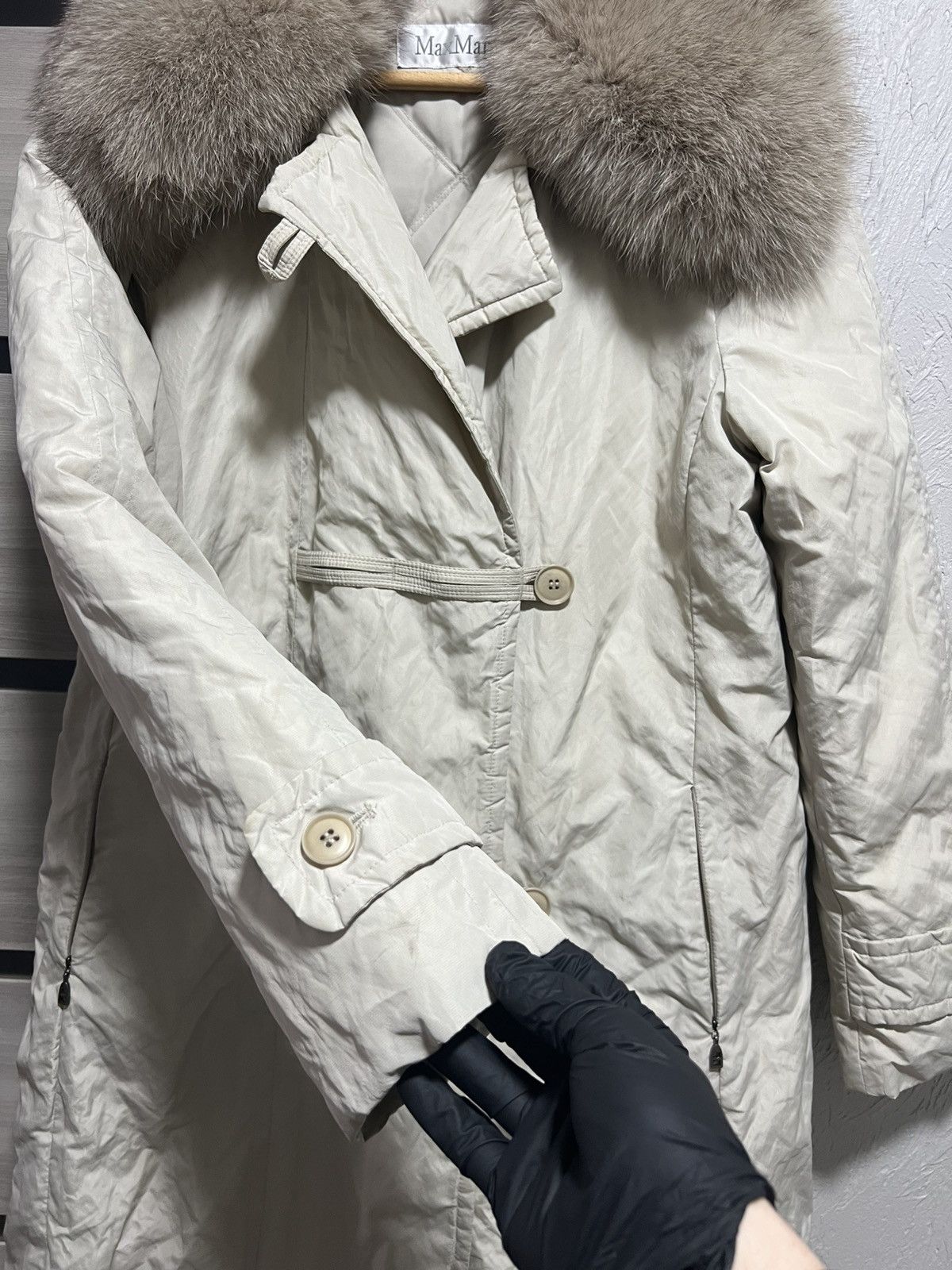Max Mara Max Mara Vintage Coat 42/500 Very Rare Fox Fur Goose Down Size M / US 6-8 / IT 42-44 - 8 Thumbnail
