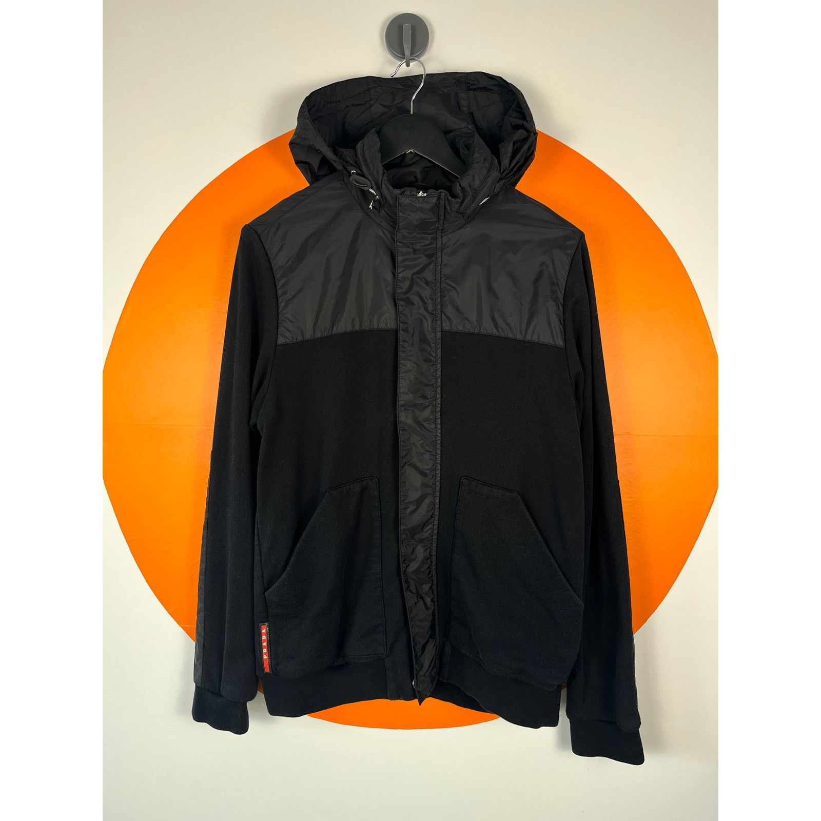 トップス Prada nylon hoodie SJC569 トップス Prada nylon hoodie SJC569 Prada Men's Triangle Logo