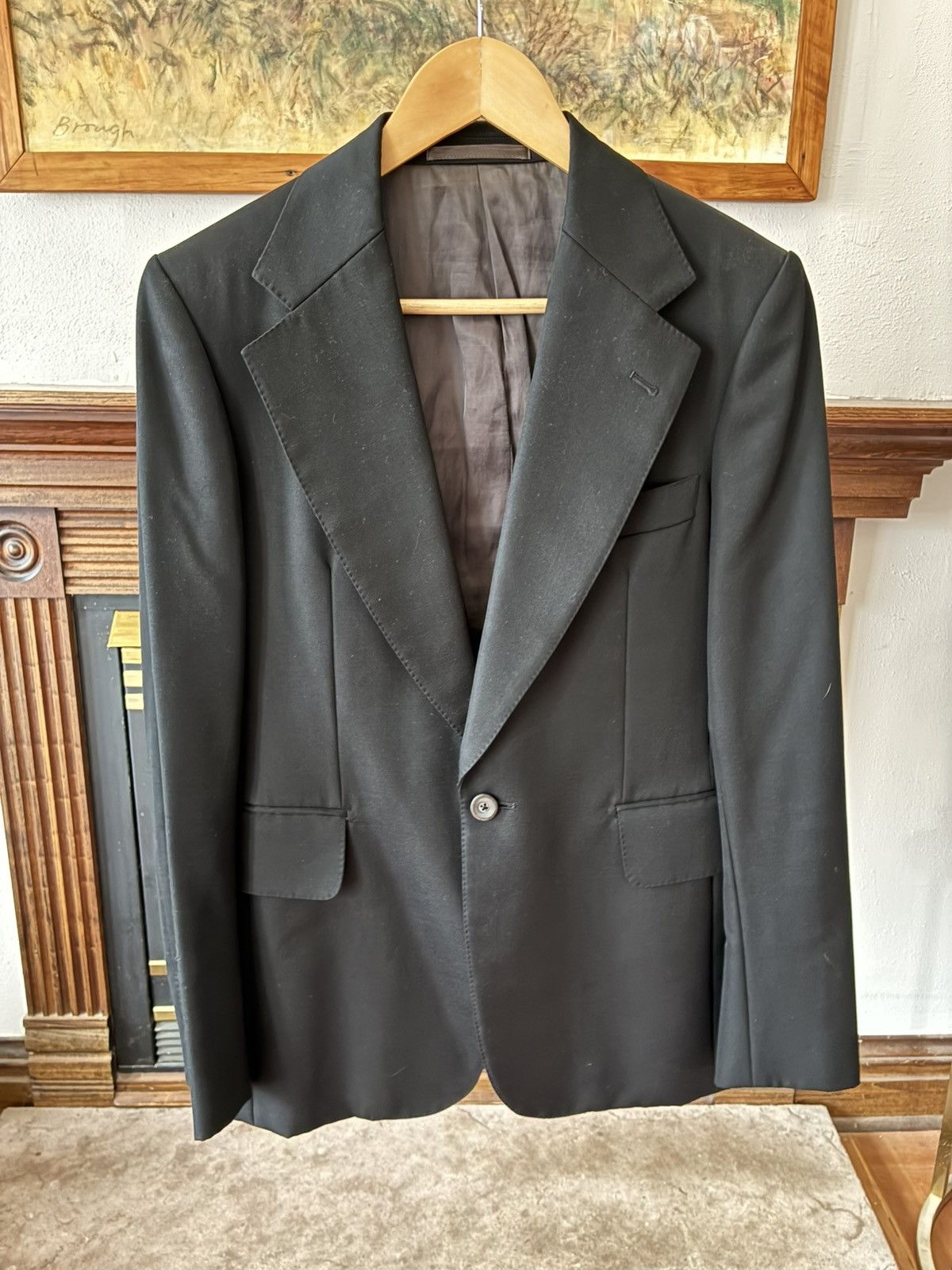 Lad Musician Lad Musician *SAMPLE* AW03 "FLOWERS" Cashmere Blend Jacket Size 44S - 1 Thumbnail
