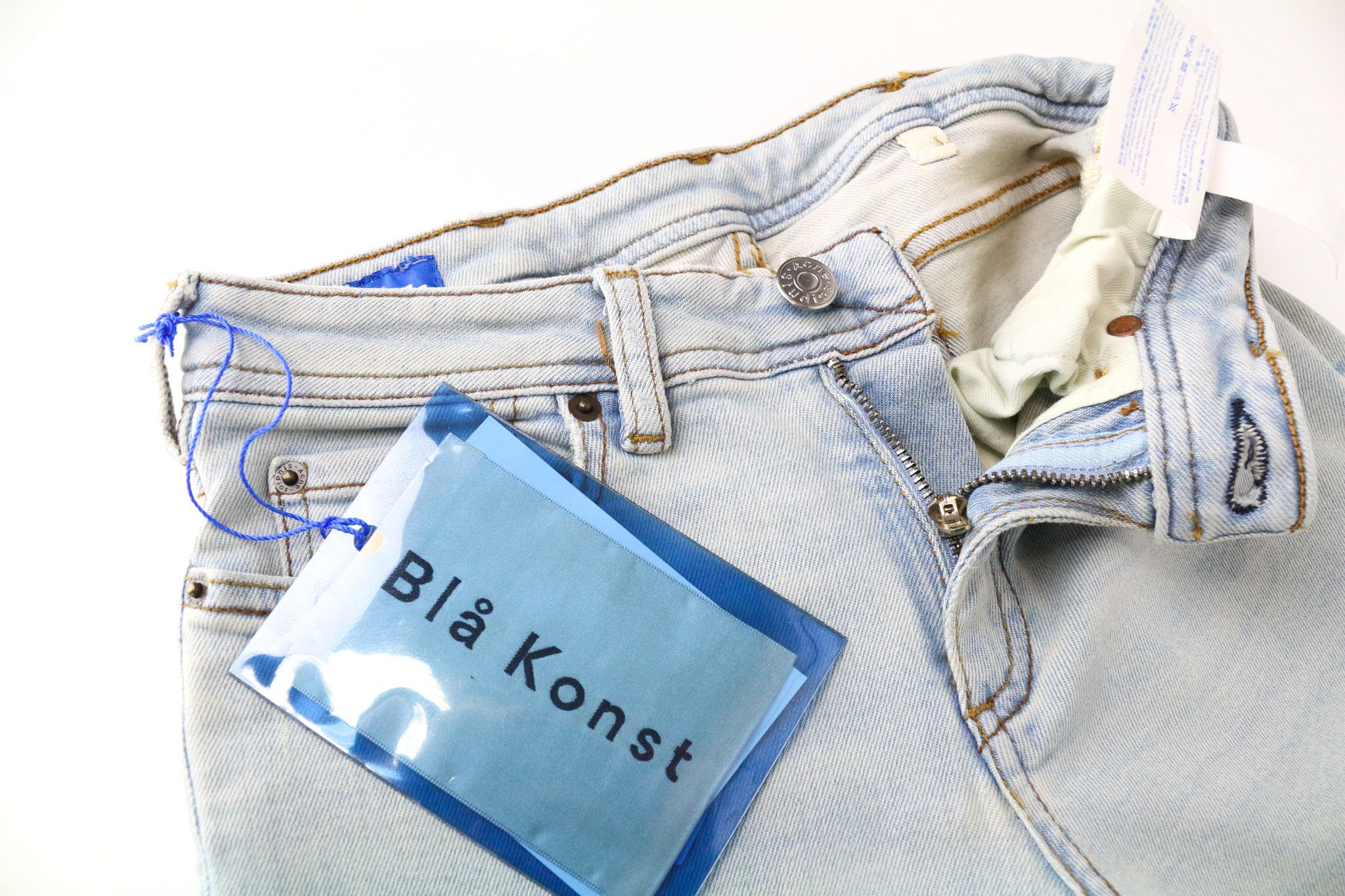 Acne Studios BLA KONST W24/L32 Light Blue Skinny Stretch Jeans 74516 Size 24" / US 00 / IT 34 - 3 Thumbnail