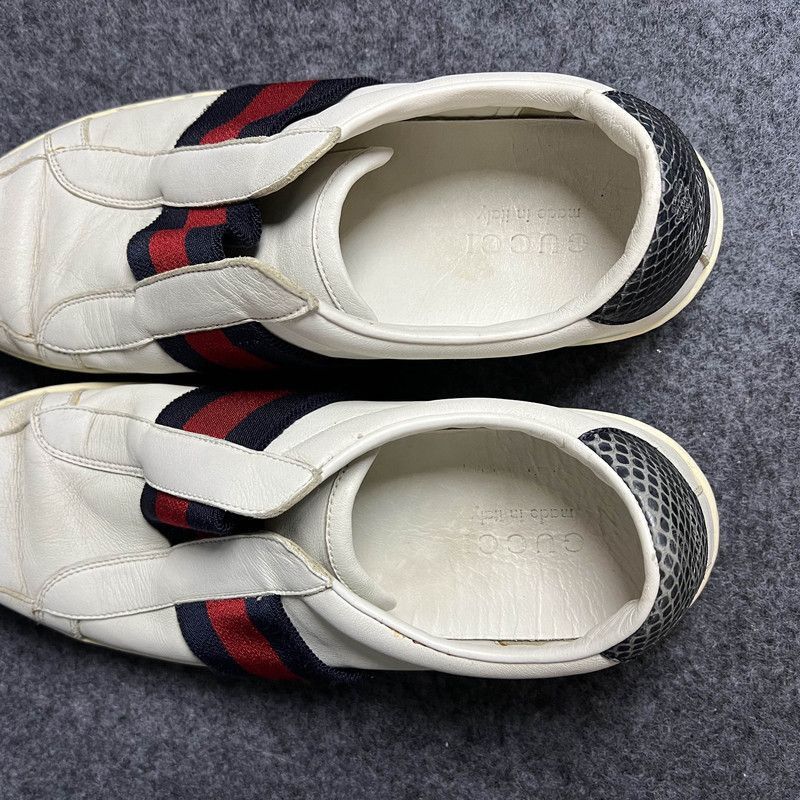 Gucci Gucci Fashion Sneakers in White Leather Size US 8 / EU 41 - 5 Thumbnail