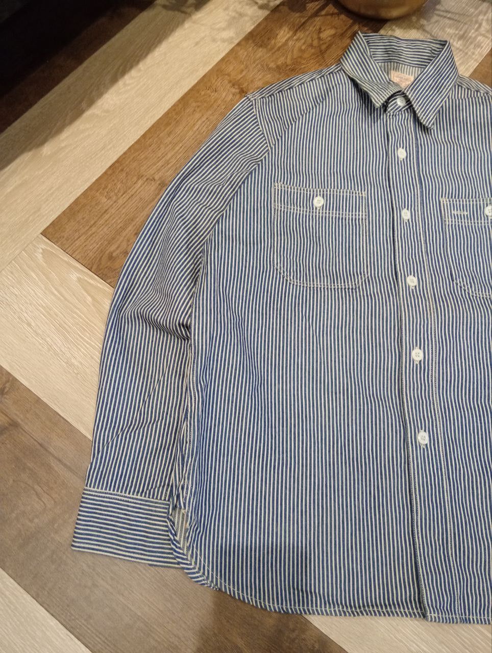 Toyo Enterprises HEADLIGHT by TOYO ENTERPRISES HICKORY DENIM SHIRT Size US M / EU 48-50 / 2 - 5 Thumbnail