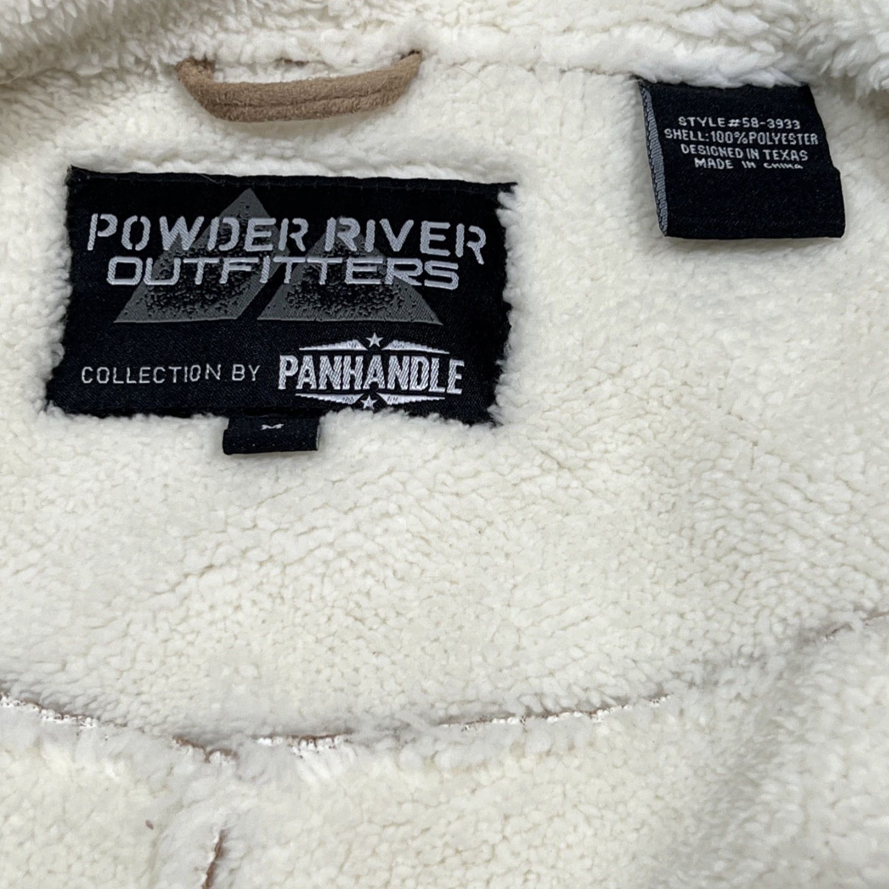 Vintage Powder River Outfitters Vest Womens Medium 58-3933 Micro Suede Tan By Panhandle Size M / US 6-8 / IT 42-44 - 5 Thumbnail