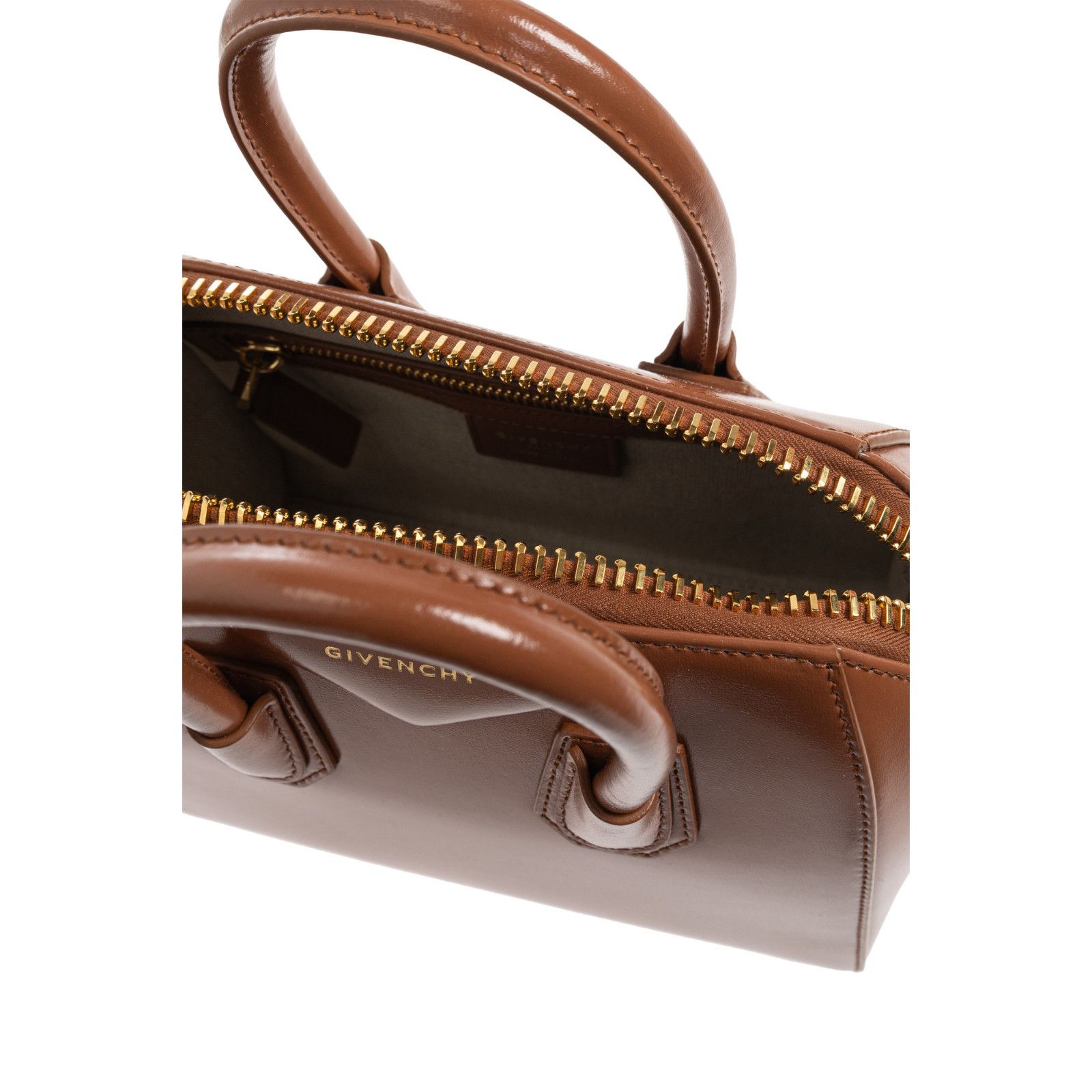 Givenchy GIVENCHY Antigona Mini Caramel Brown Handbag New And Authent Size ONE SIZE - 4 Thumbnail