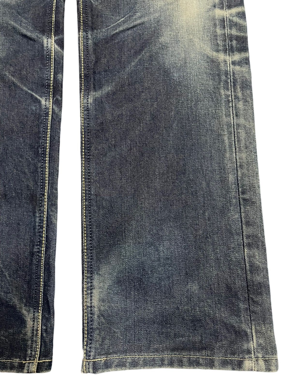 Lee Vintage 90s Lee Blue Faded Wash Style Distressed Jeans Size US 30 / EU 46 - 8 Thumbnail