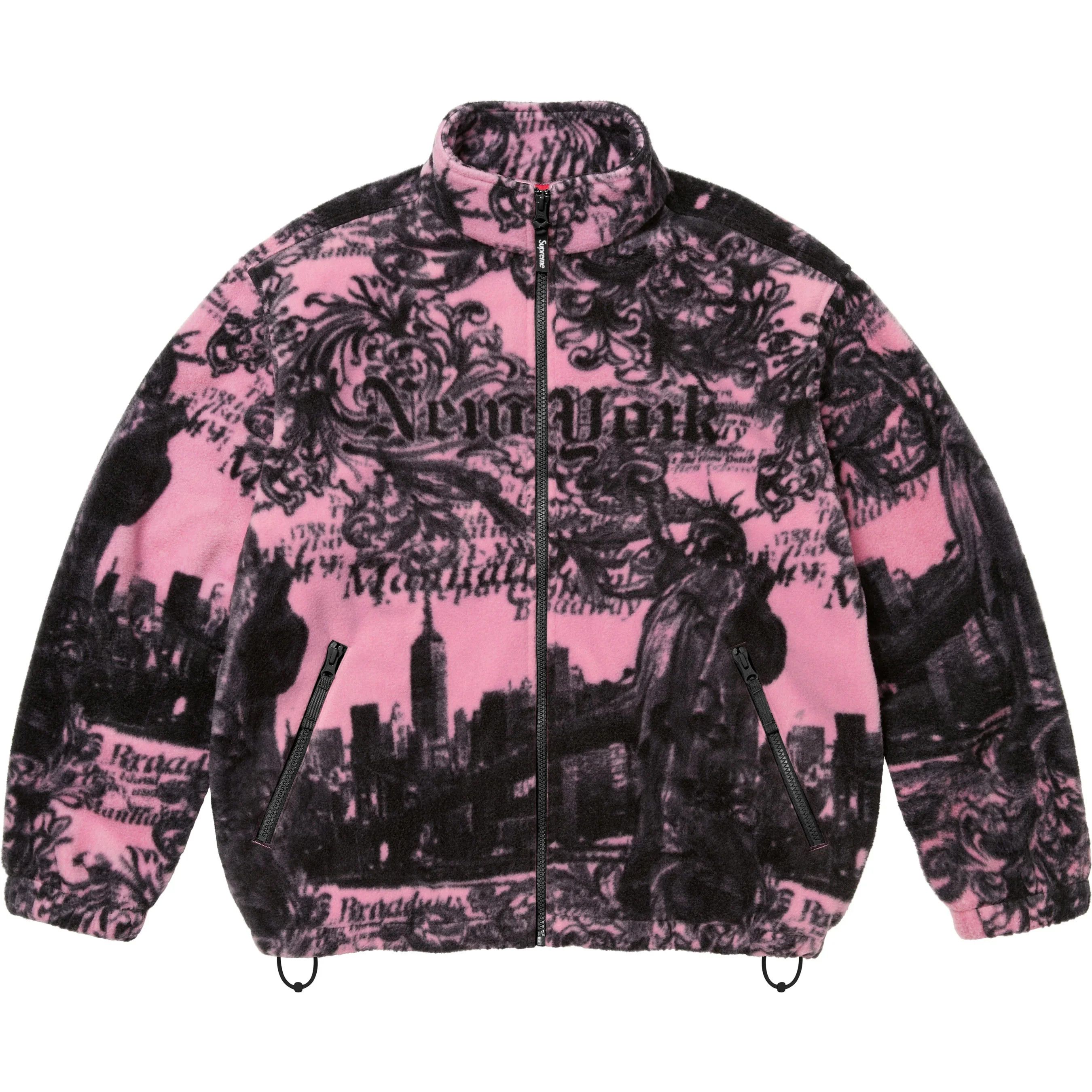 Supreme Supreme New York Fleece Jacket Size US M / EU 48-50 / 2 - 1 Thumbnail