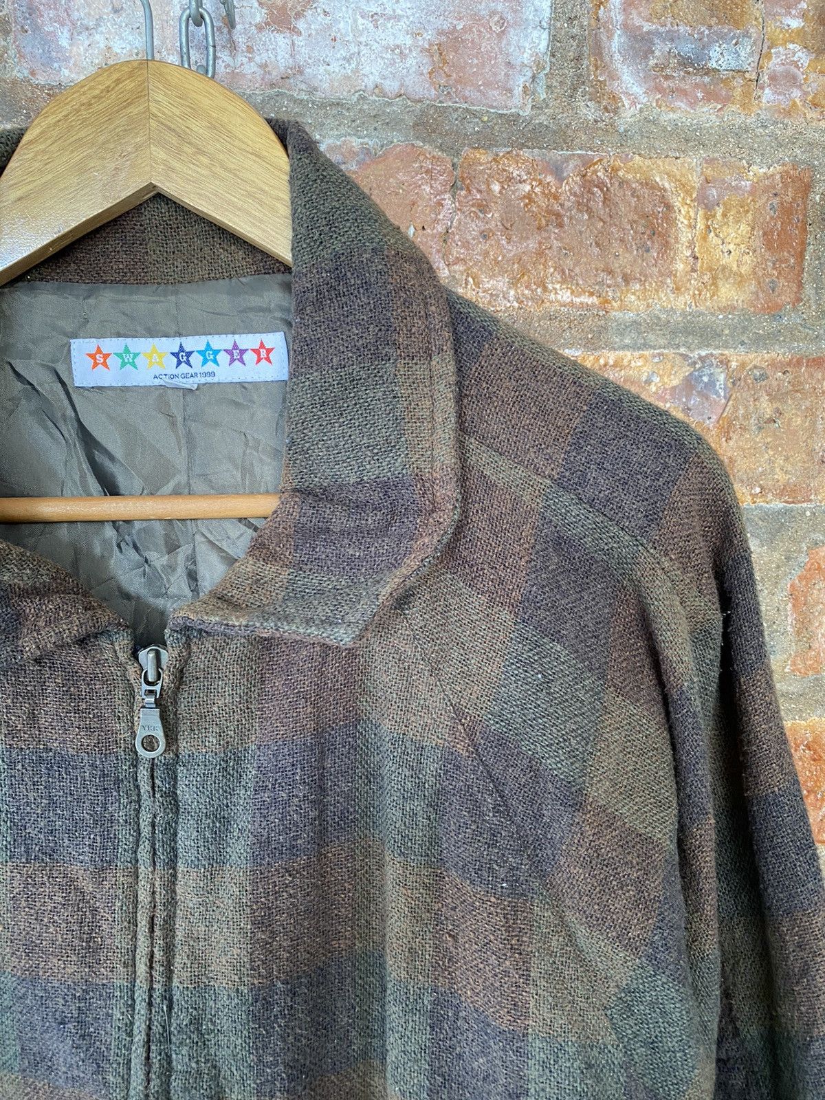 Swagger AW1999 Checked wool jacket Size US XL / EU 56 / 4 - 5 Thumbnail