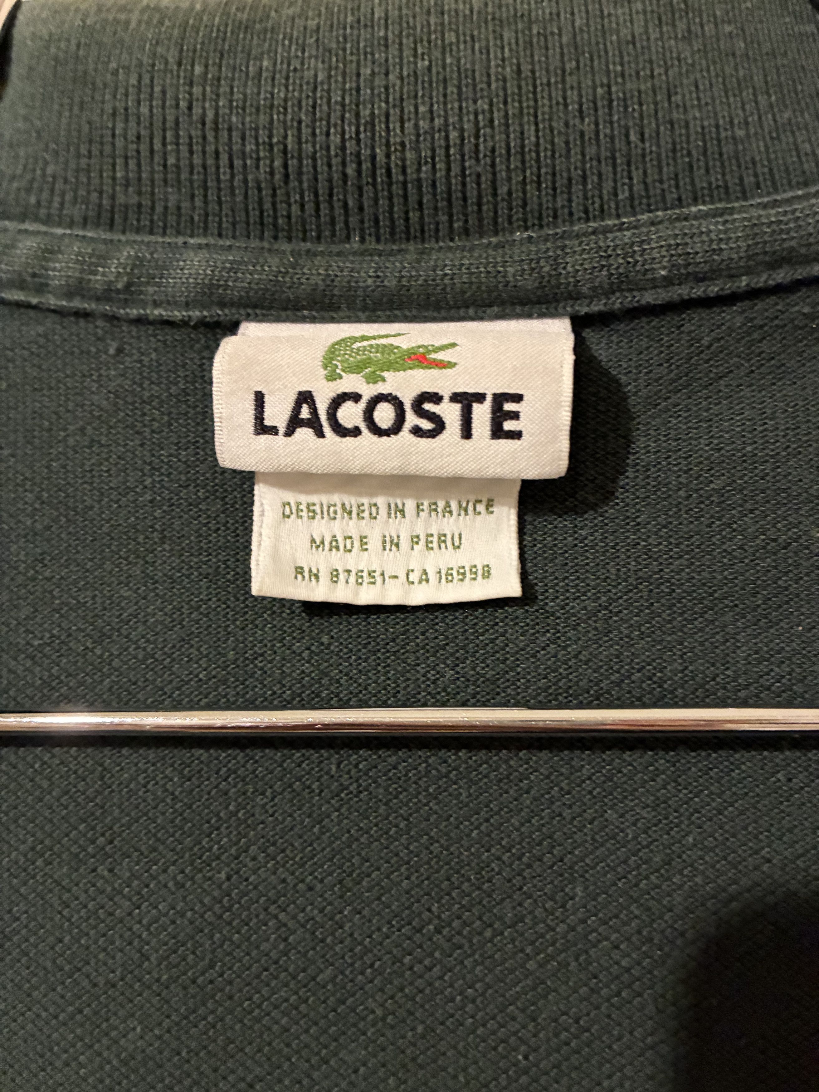 Lacoste Vintage Classic Fit Polo Size US L / EU 52-54 / 3 - 2 Thumbnail