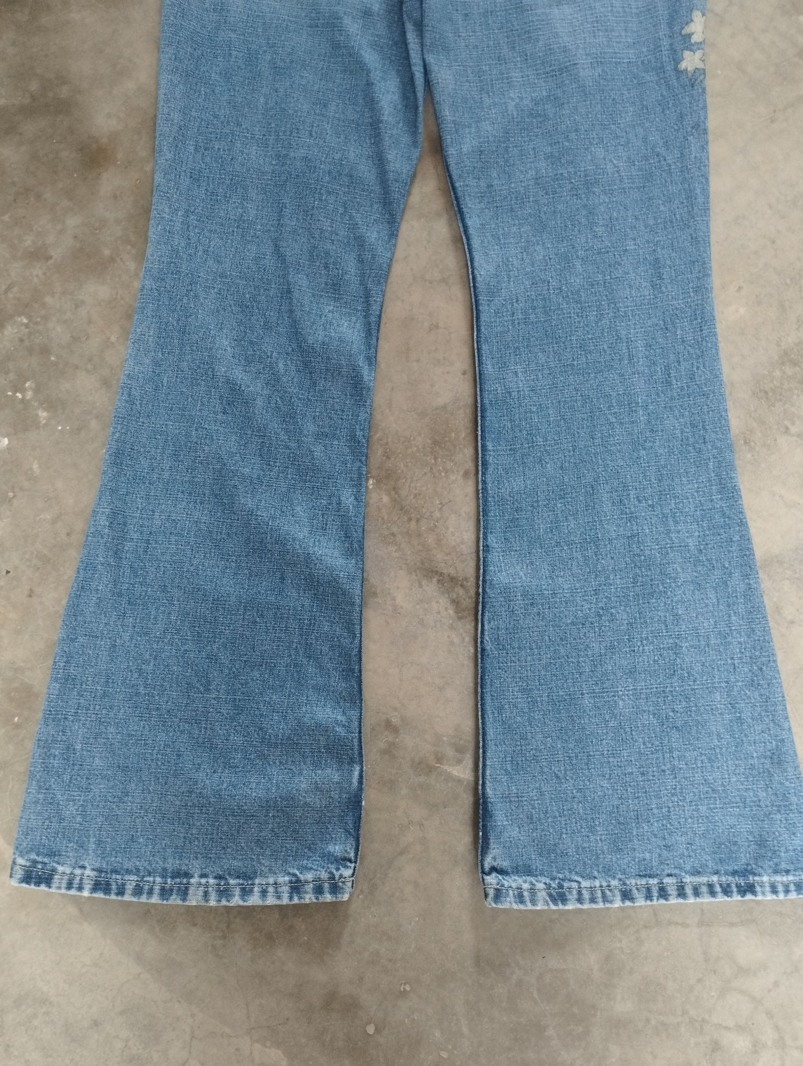 Japanese Brand Super Flare Jeans Poem Jeans Mossimo Bootcut Jeans Size US 32 / EU 48 - 6 Thumbnail