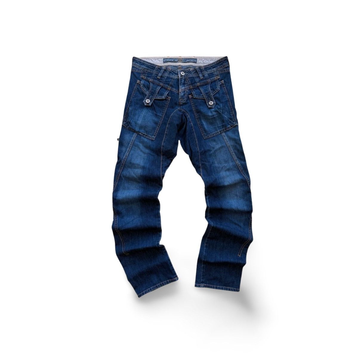 Marithe + Francois Girbaud Vintage Marithe Francois Girbaud Crazy Denim Size US 29 - 1 Thumbnail