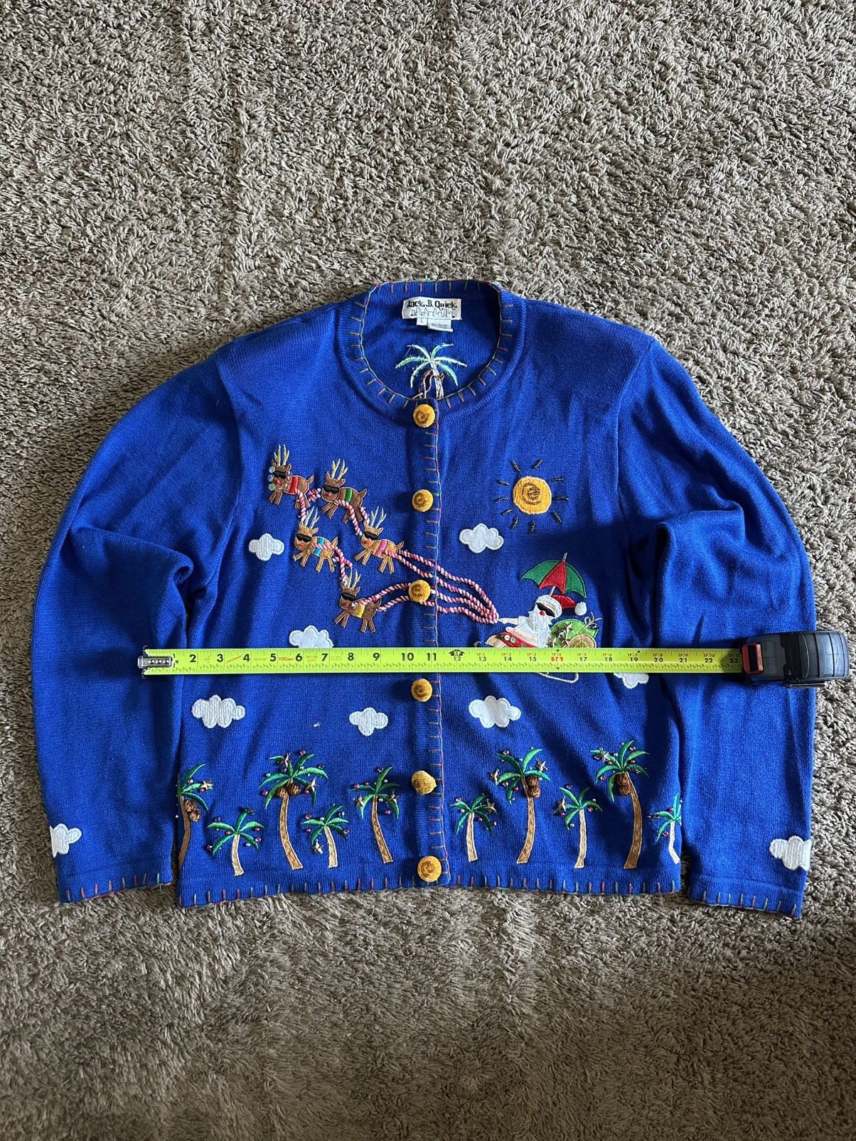 Nike Vintage J.B. Quick Embroidered sweater 90s size large Size L / US 10 / IT 46 - 4 Thumbnail