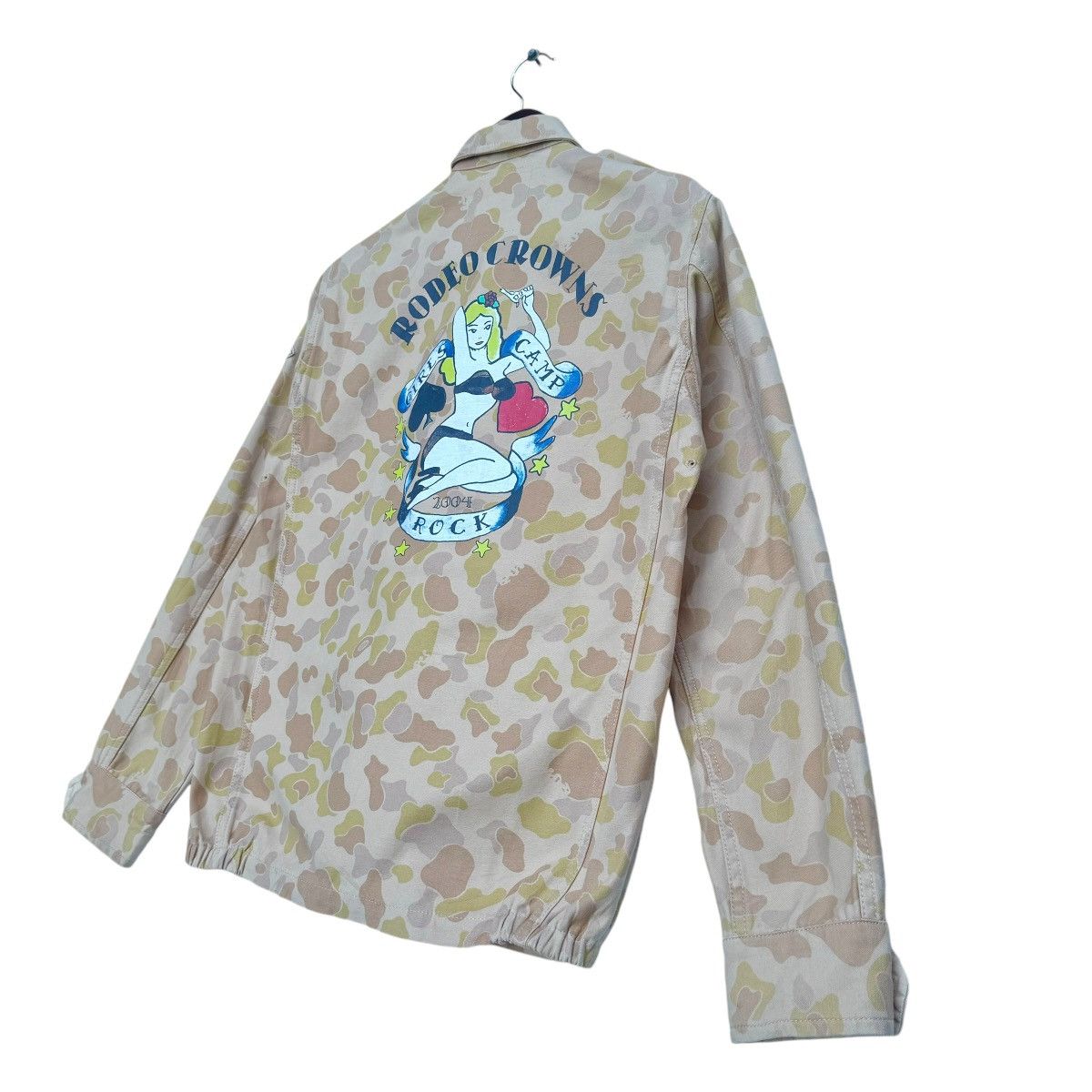 14th Addiction × Japanese Brand × Other 2004 Rock Girls Camb By Rodeo Crowns Camo Jacket Size US S / EU 44-46 / 1 - 3 Thumbnail