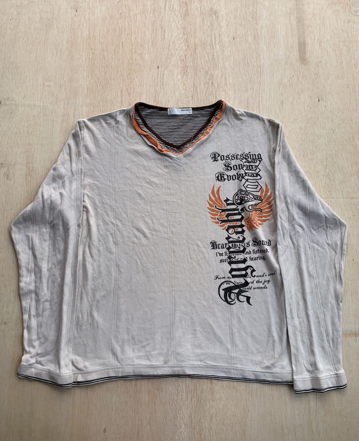 Hysteric Glamour × If Six Was Nine × Japanese Brand Y2k Excuse Ifsixwasnine Punk style Longsleeve Size US L / EU 52-54 / 3 - 1 Thumbnail