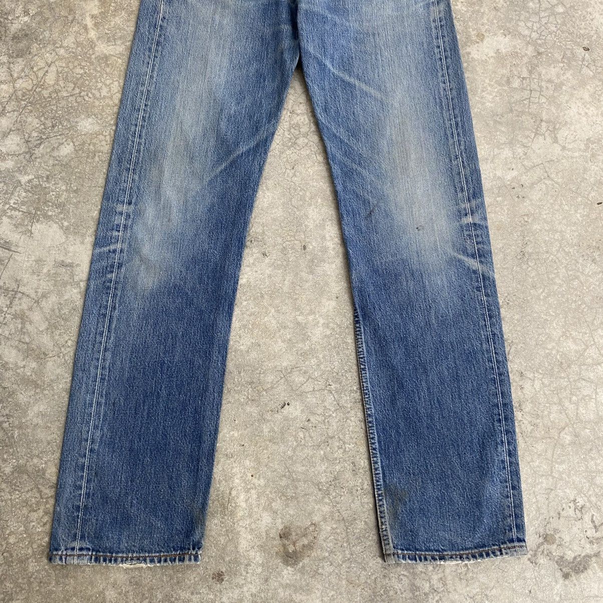 Levi's Size 32x35 Vintage Levis 501 Faded Stonewashed Blue Jeans Size US 32 / EU 48 - 3 Thumbnail