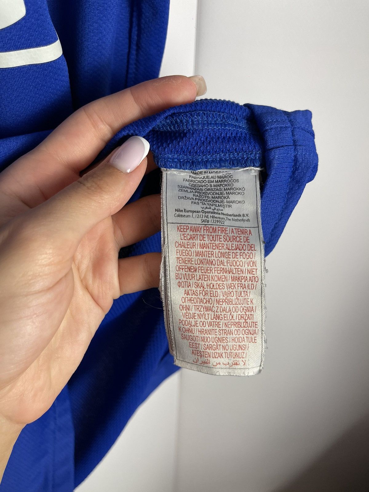 Nike × Vintage Vintage Nike Manchester United blue rare size M Size US M / EU 48-50 / 2 - 11 Thumbnail