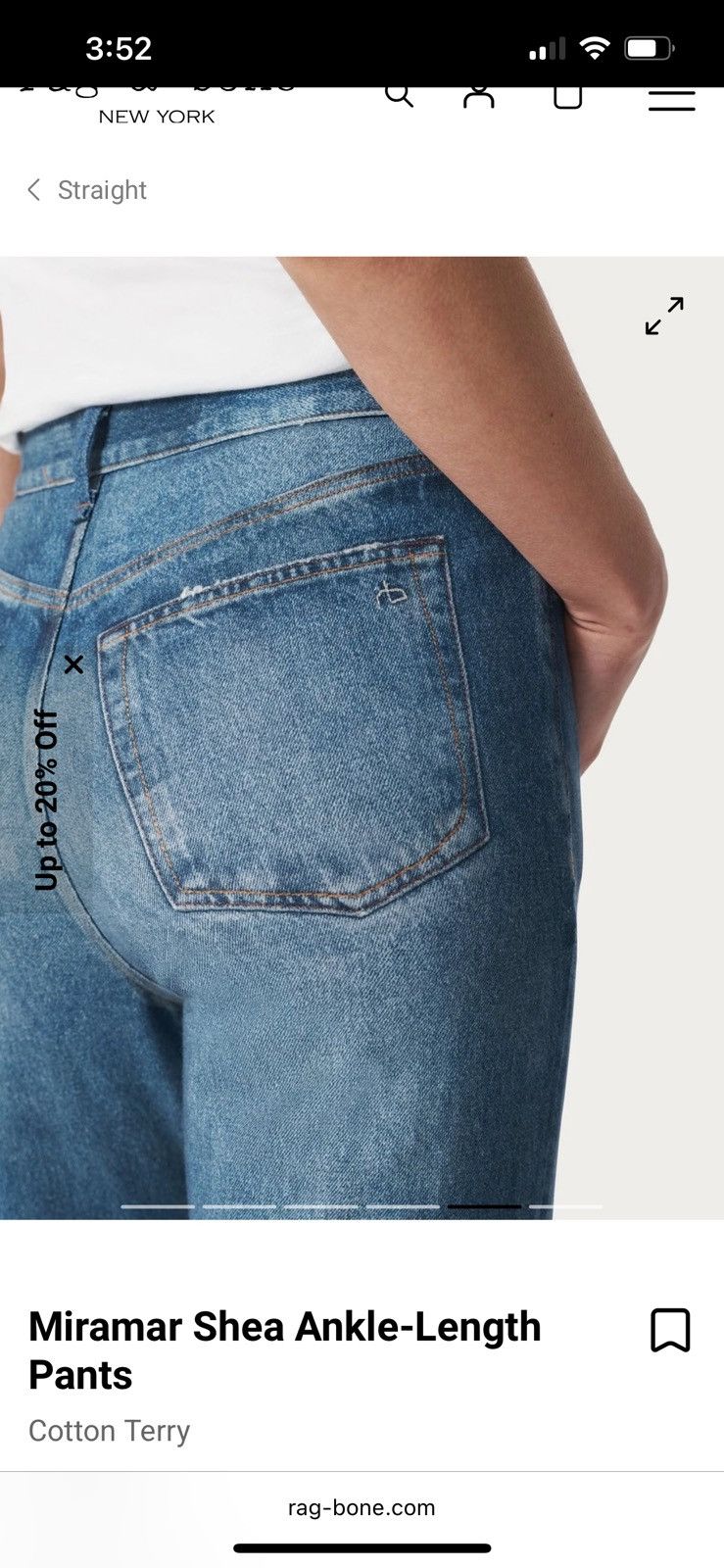 Rag & Bone Rag and bone miramar shea ankle length pants Size 28" / US 6 / IT 42 - 6 Thumbnail