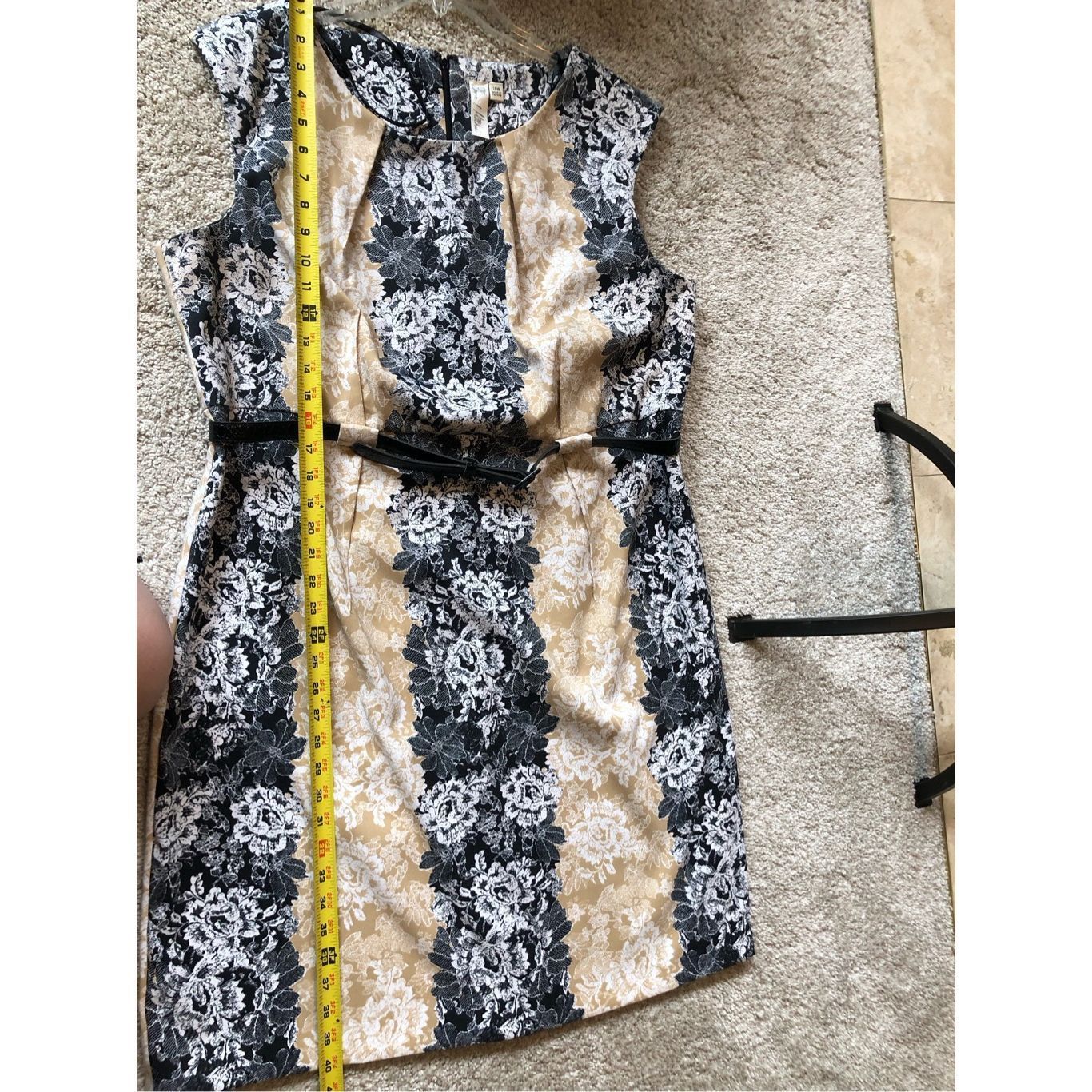 Other Emma & Michelle Women’s Black and Cream Two Tone Floral Patt Size XXL / US 16-18 / IT 52-54 - 8 Thumbnail
