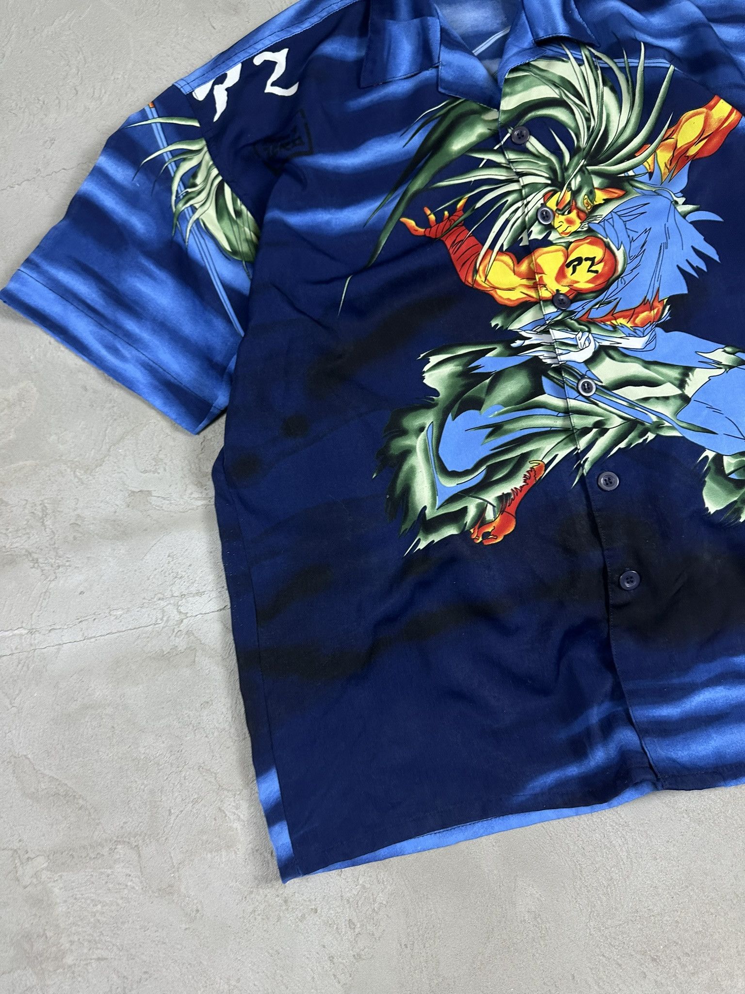 Japanese Brand Crazy Vintage Y2k Japanese Samurai Button Up Shirt Size US M / EU 48-50 / 2 - 5 Thumbnail