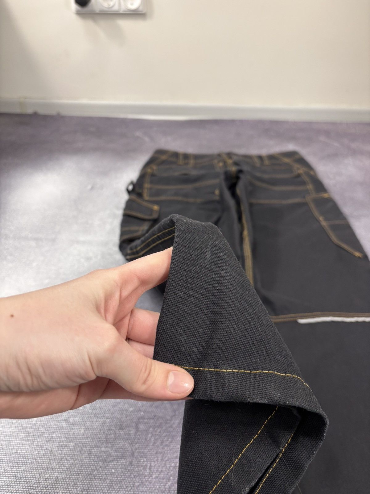 Other Mascot Men’s Black Work Utility Cargo Pants Size US 32 / EU 48 - 18 Thumbnail