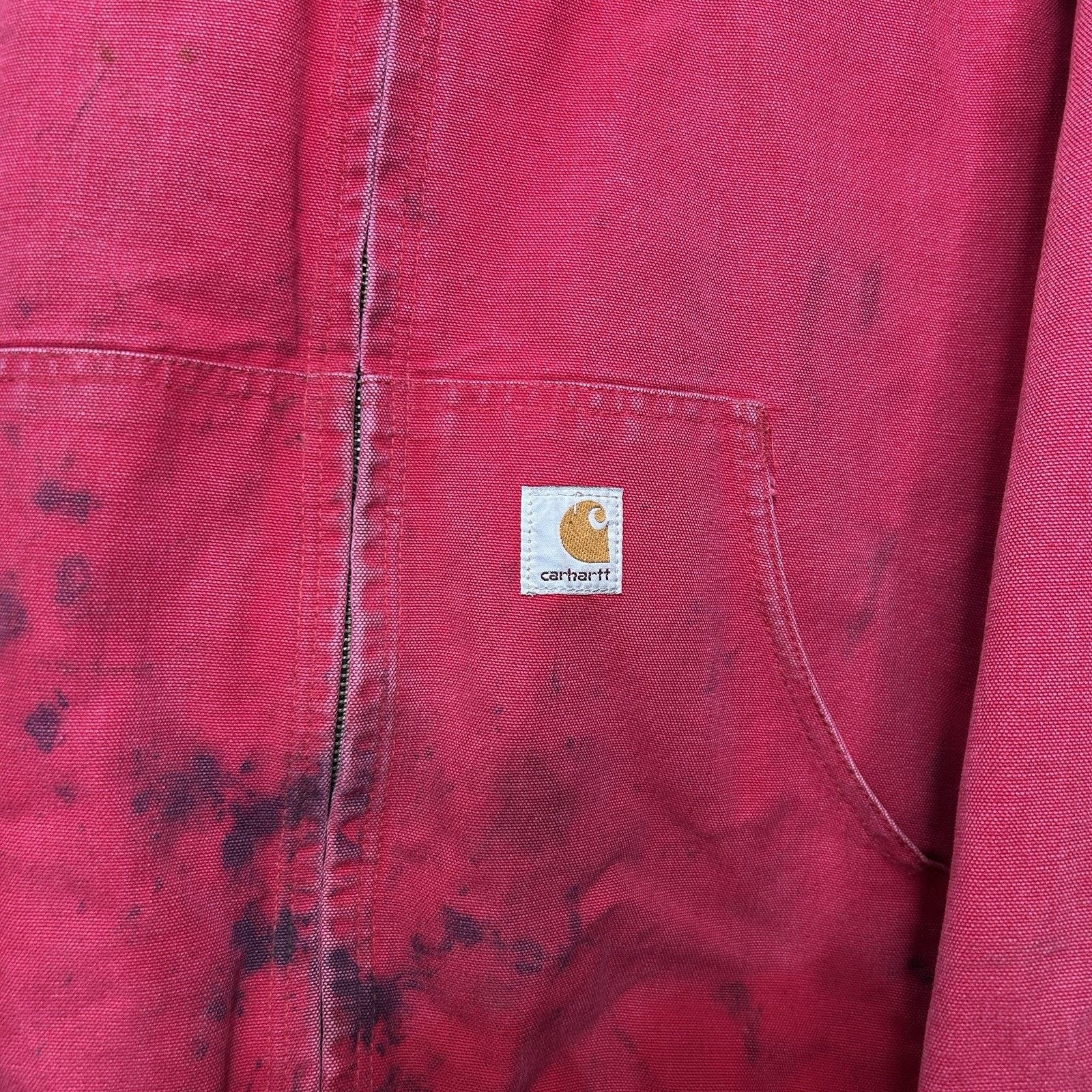 Carhartt Vintage Carhartt Thermal-Lined Active Jacket “Red” J131 RED Size US XL / EU 56 / 4 - 3 Thumbnail