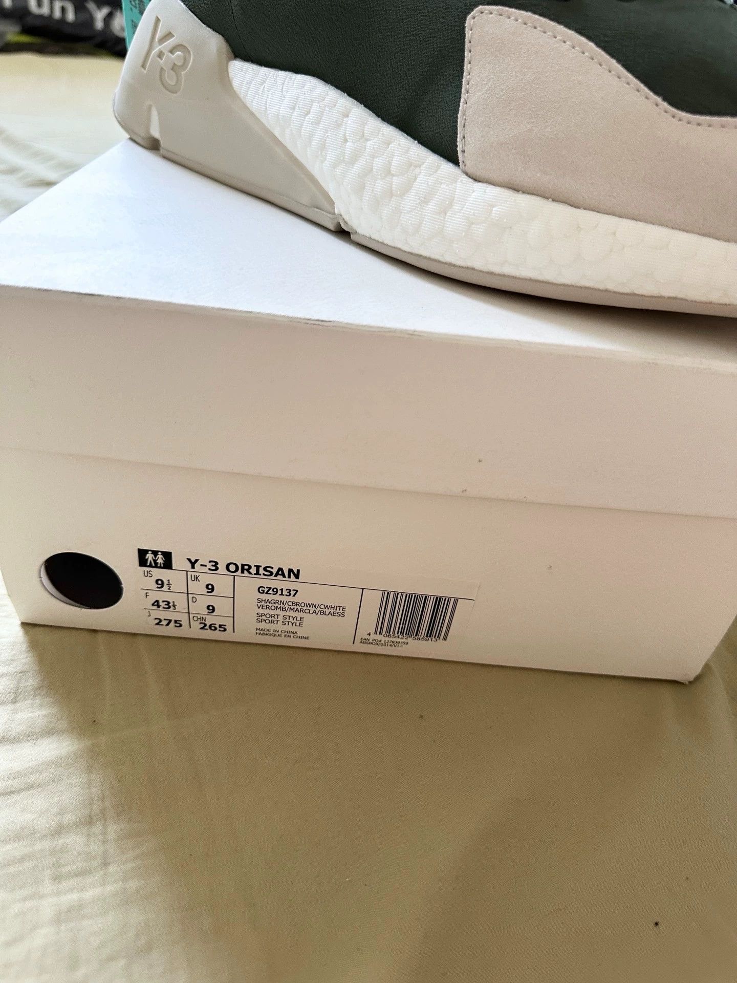 Y-3 Y-3 Orisan Low Top Running Shoes Green Unisex 43.3 Size US 9.5 / EU 42-43 - 8 Thumbnail