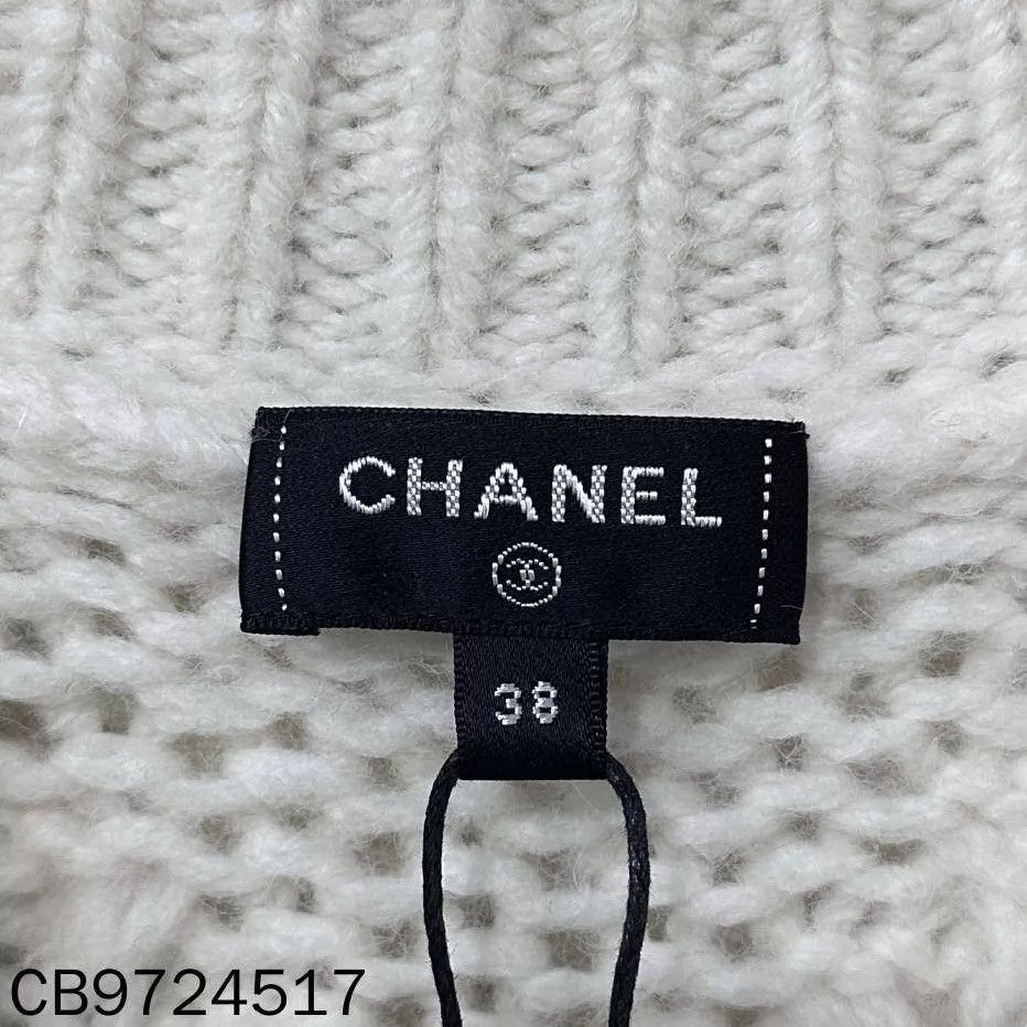 Chanel Chanel Women's Cream White Wool Duster Cardigan 38 99 New Size S / US 4 / IT 40 - 6 Thumbnail